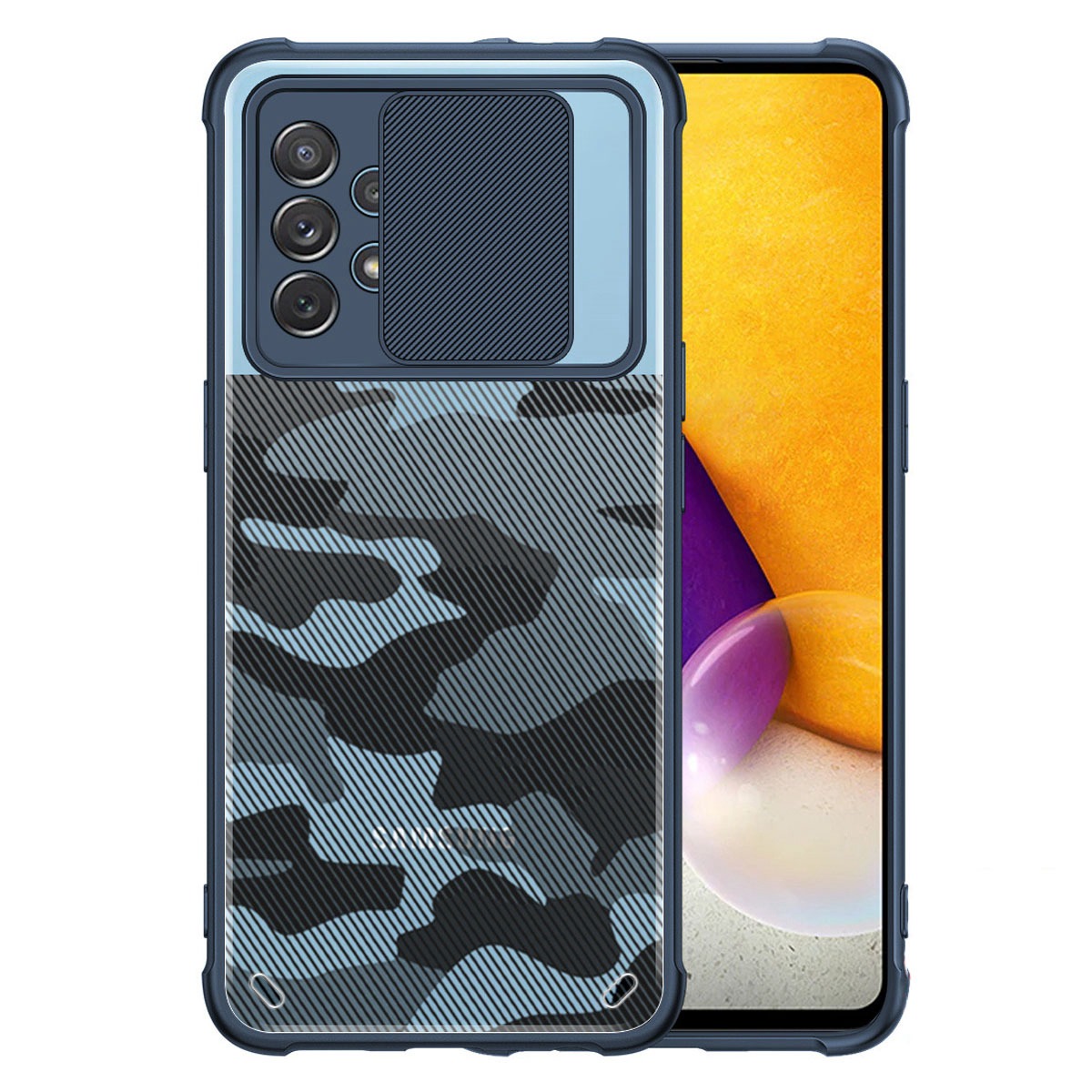 RZANTS Phone Case for Samsung Galaxy A53 5G, Camouflage Transparent Anti-fingerprint Back Cover with Mirror Surface - Blue, Samsung Galaxy A53 5G
RZANTS Phone Case for Samsung Galaxy A53 5G, Camouflage Transparent Anti-fingerprint Back Cover with Mirror Surface - Blue, Samsung Galaxy A53 5G