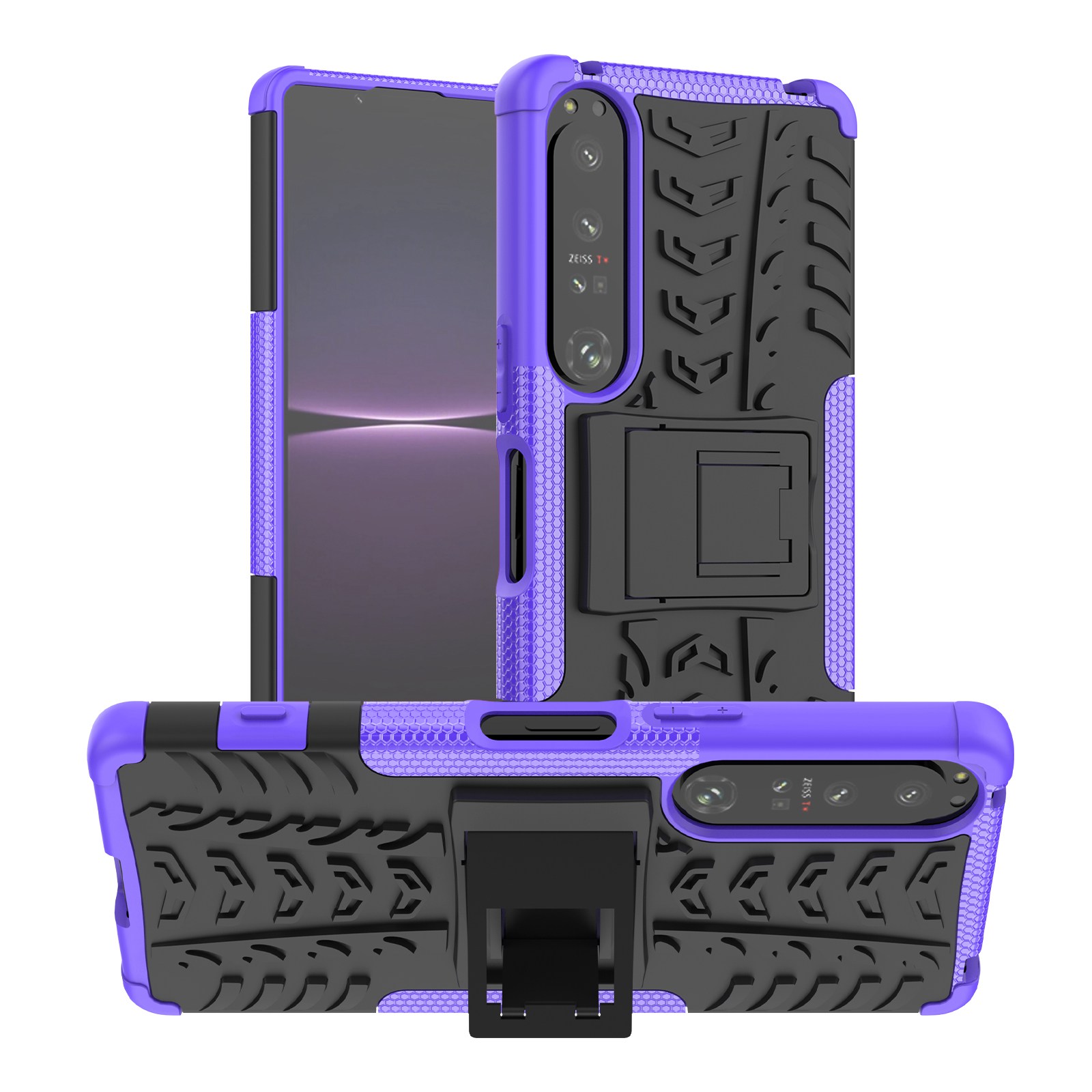 Für Sony Xperia 1 IV 5G Cool Tire Texture Tablet Case Kickstand Hard PC Soft TPU Dual Layer Stoßdichtschutzschutzabdeckung - Violett, Sony Xperia 1 IV 5G
Für Sony Xperia 1 IV 5G Cool Tire Texture Tablet Case Kickstand Hard PC Soft TPU Dual Layer Stoßdichtschutzschutzabdeckung - Violett, Sony Xperia 1 IV 5G