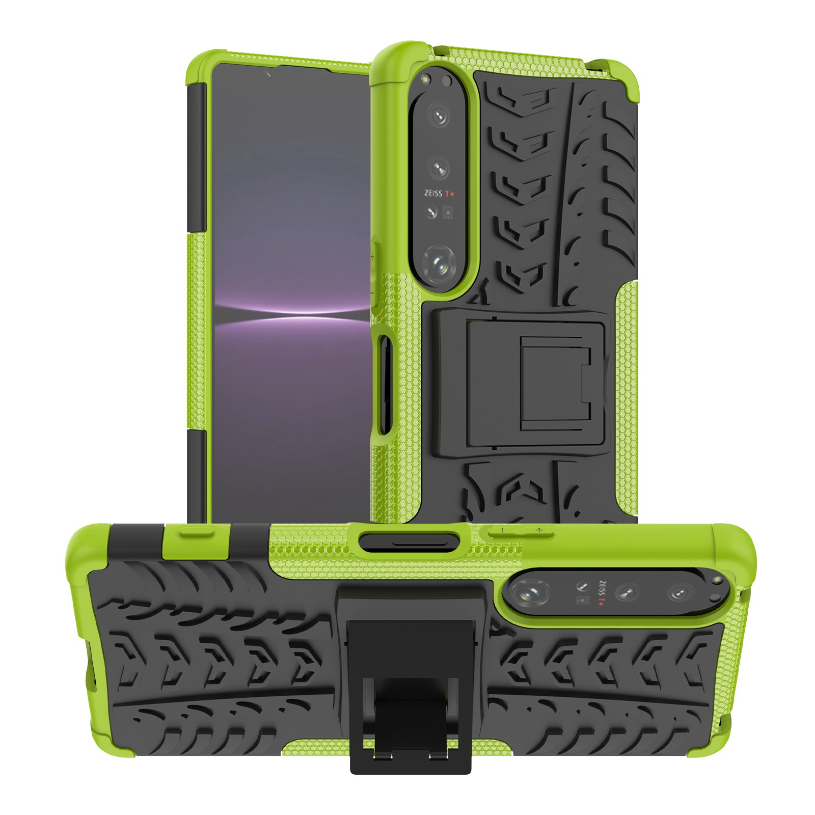 Für Sony Xperia 1 IV 5G Cool Tire Texture Tablet Case Kickstand Hard PC Soft TPU Dual Layer Stoßdichtschutzschutzabdeckung - Grün, Sony Xperia 1 IV 5G
Für Sony Xperia 1 IV 5G Cool Tire Texture Tablet Case Kickstand Hard PC Soft TPU Dual Layer Stoßdichtschutzschutzabdeckung - Grün, Sony Xperia 1 IV 5G