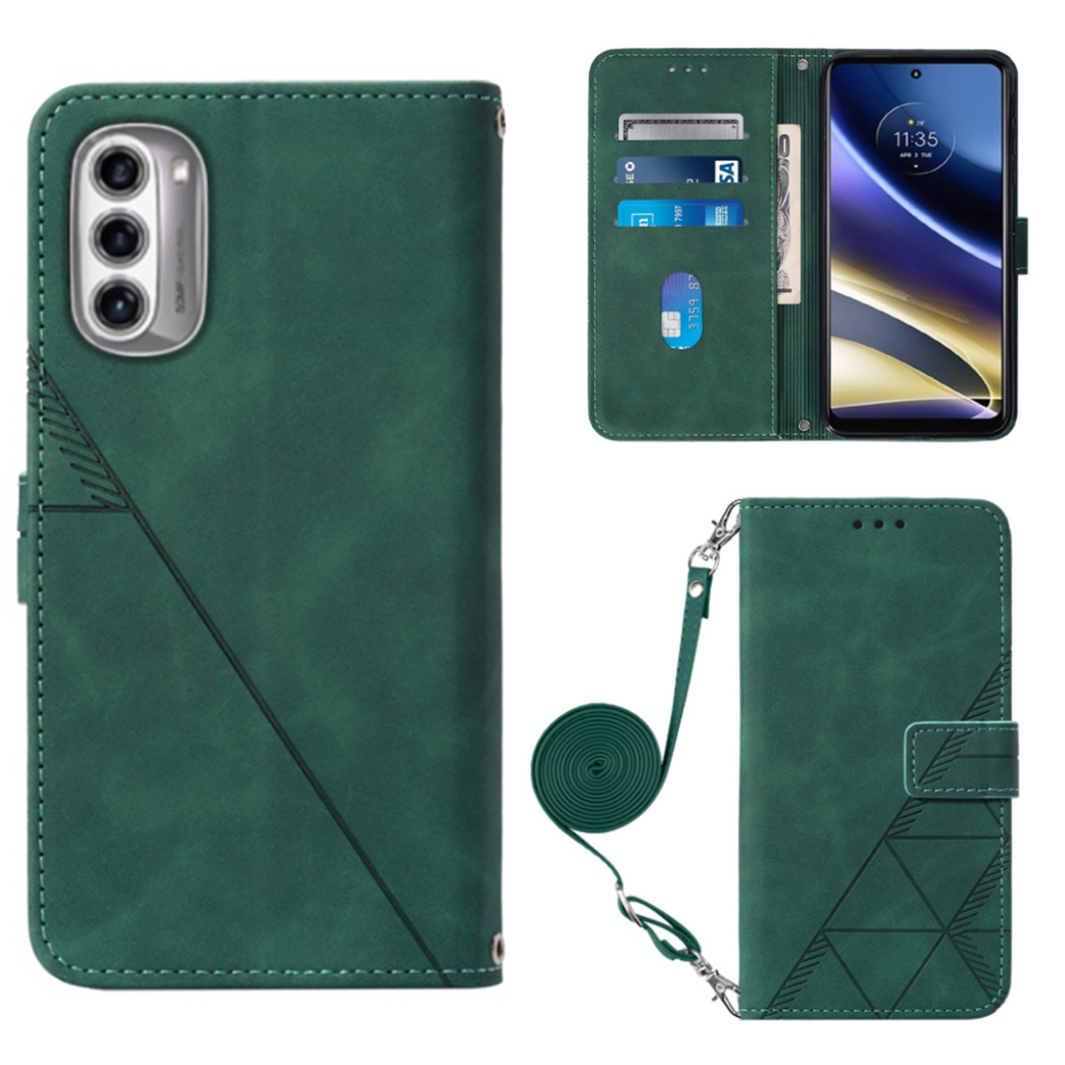 Für Motorola Moto G52j 5G Yb-spreng-serie-2-brieftasche Geprägte Leitungen PU Lederständer Verfügen Über Flip-abdeckung Mit Schultergurt - Schwarzgrün, Motorola Moto G52j 5G
Für Motorola Moto G52j 5G Yb-spreng-serie-2-brieftasche Geprägte Leitungen PU Lederständer Verfügen Über Flip-abdeckung Mit Schultergurt - Schwarzgrün, Motorola Moto G52j 5G