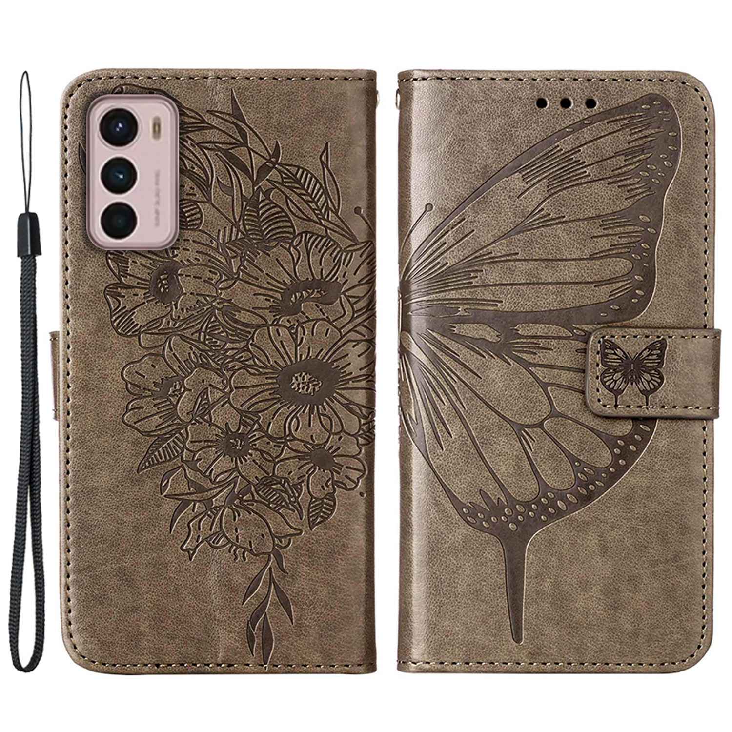YB Sprudel Blumenserie-4-telefonhülle Für Motorola Moto G42 4G, Schmetterlingsblume Eingeprägte Lederschale - Grau, Motorola Moto G42 4G
YB Sprudel Blumenserie-4-telefonhülle Für Motorola Moto G42 4G, Schmetterlingsblume Eingeprägte Lederschale - Grau, Motorola Moto G42 4G