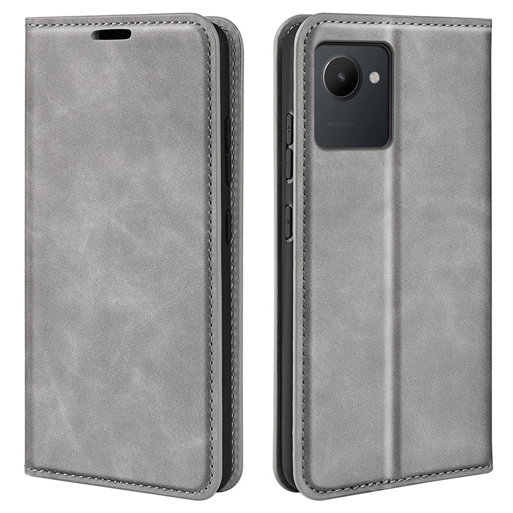 Für Realme C30 4G Skin-touch-feeling Leder-wallet-ständer Magnetische Automatisch Absorbierte Telefonabdeckung - Grau, Realme C30 4G
Für Realme C30 4G Skin-touch-feeling Leder-wallet-ständer Magnetische Automatisch Absorbierte Telefonabdeckung - Grau, Realme C30 4G