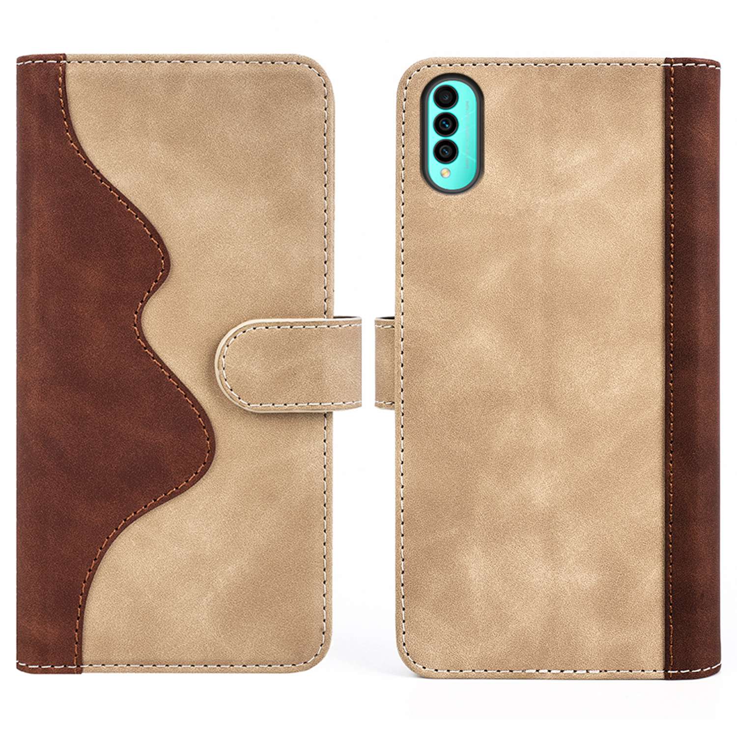 Für Wiko T50 4G Farbspleißen Phone Flip Leder Brieftasche Hülle Kratzer-resistenter Handyschutzabdeckung - Gelb, Wiko T50 4G
Für Wiko T50 4G Farbspleißen Phone Flip Leder Brieftasche Hülle Kratzer-resistenter Handyschutzabdeckung - Gelb, Wiko T50 4G