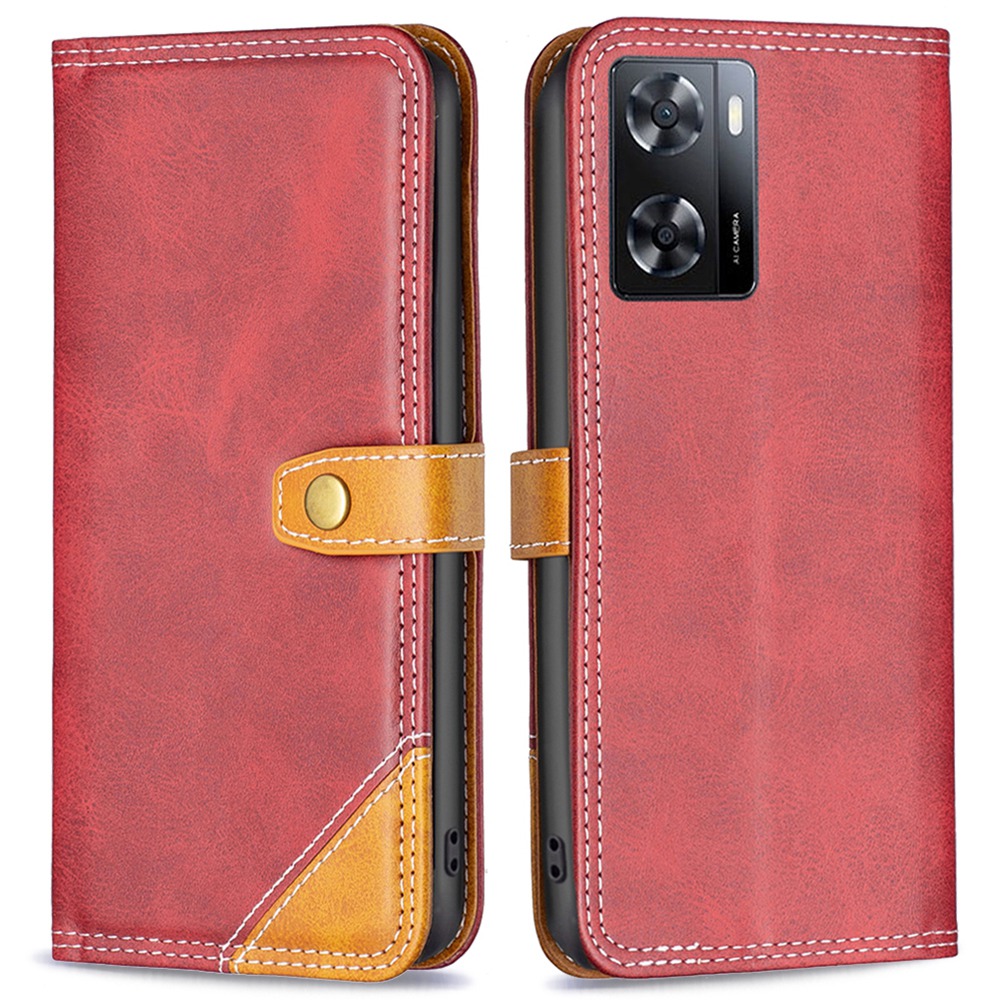 Binfen Color BF Leder Serie-8 Für Oppo A57 4G Style 12 Double Stitching Lines Kartenhalter PU Leder Spleißständer Telefonhülle - Rot, Oppo A57 4G
Binfen Color BF Leder Serie-8 Für Oppo A57 4G Style 12 Double Stitching Lines Kartenhalter PU Leder Spleißständer Telefonhülle - Rot, Oppo A57 4G