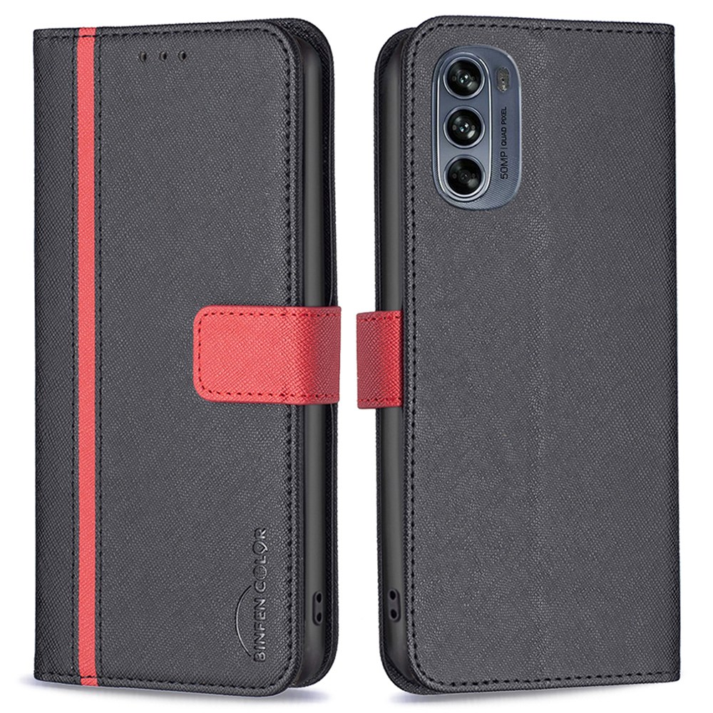Binfen Color BF Leder Serie-9 Für Motorola Moto G62 5G Cross Texture Phone Hülle, Stil 13 Spleißstand Wallet Lederabdeckung - Schwarz, Motorola Moto G62 5G
Binfen Color BF Leder Serie-9 Für Motorola Moto G62 5G Cross Texture Phone Hülle, Stil 13 Spleißstand Wallet Lederabdeckung - Schwarz, Motorola Moto G62 5G