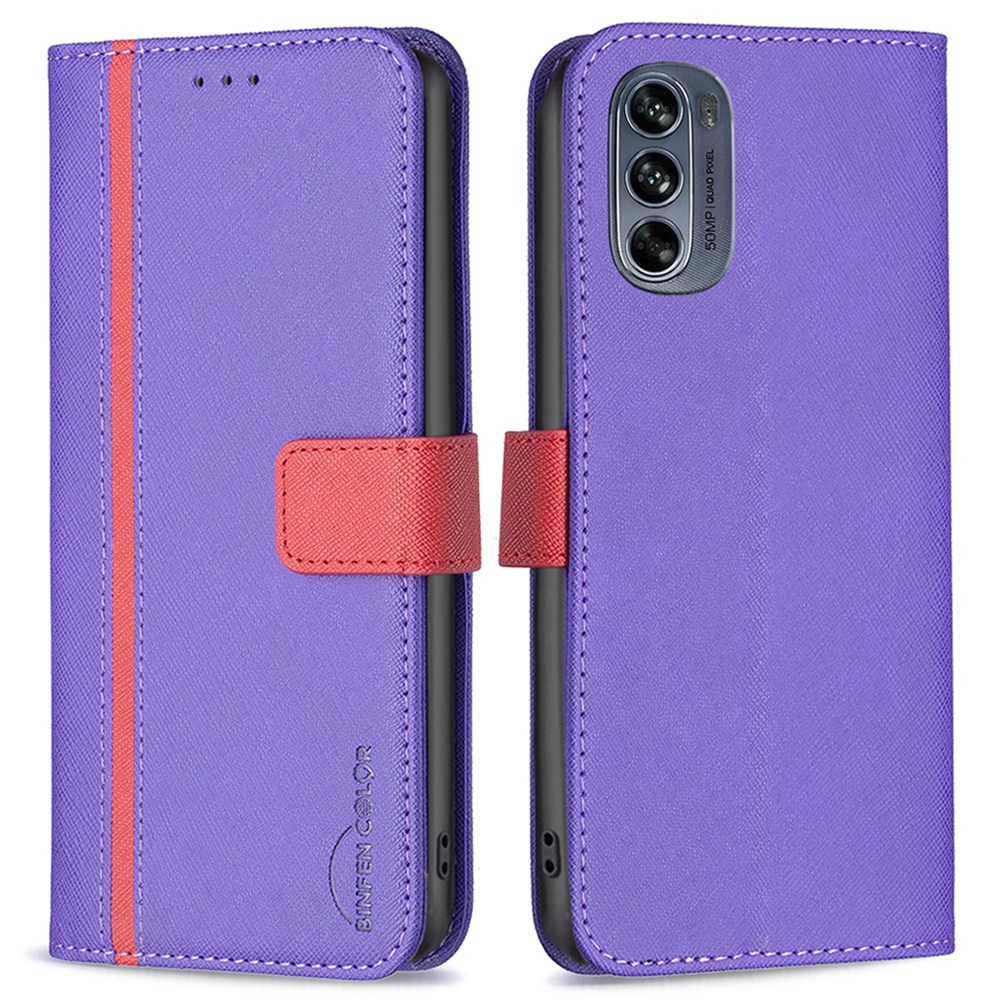Binfen Color BF Leder Serie-9 Für Motorola Moto G62 5G Cross Texture Phone Hülle, Stil 13 Spleißstand Wallet Lederabdeckung - Violett, Motorola Moto G62 5G
Binfen Color BF Leder Serie-9 Für Motorola Moto G62 5G Cross Texture Phone Hülle, Stil 13 Spleißstand Wallet Lederabdeckung - Violett, Motorola Moto G62 5G