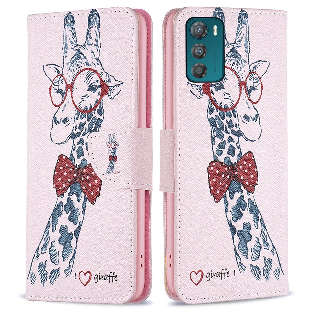 BF Muster Druckleder Serie-1 Für Motorola Moto G42 4G Drop-proof PU Leder Folio Flip Wallet Wallet - Giraffe, Motorola Moto G42 4G
BF Muster Druckleder Serie-1 Für Motorola Moto G42 4G Drop-proof PU Leder Folio Flip Wallet Wallet - Giraffe, Motorola Moto G42 4G