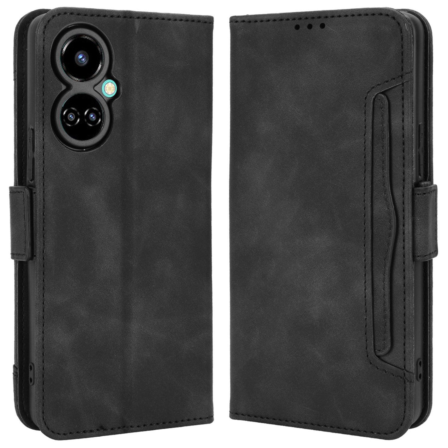 Für Tecno Camon 19 Pro 4G Impact Resistant PU Leder Flip Wallet Hülle Mehrere Kartensteckplätze Stand Magnetic Mobiltelefonabdeckung - Schwarz, Tecno Camon 19 Pro 4G
Für Tecno Camon 19 Pro 4G Impact Resistant PU Leder Flip Wallet Hülle Mehrere Kartensteckplätze Stand Magnetic Mobiltelefonabdeckung - Schwarz, Tecno Camon 19 Pro 4G