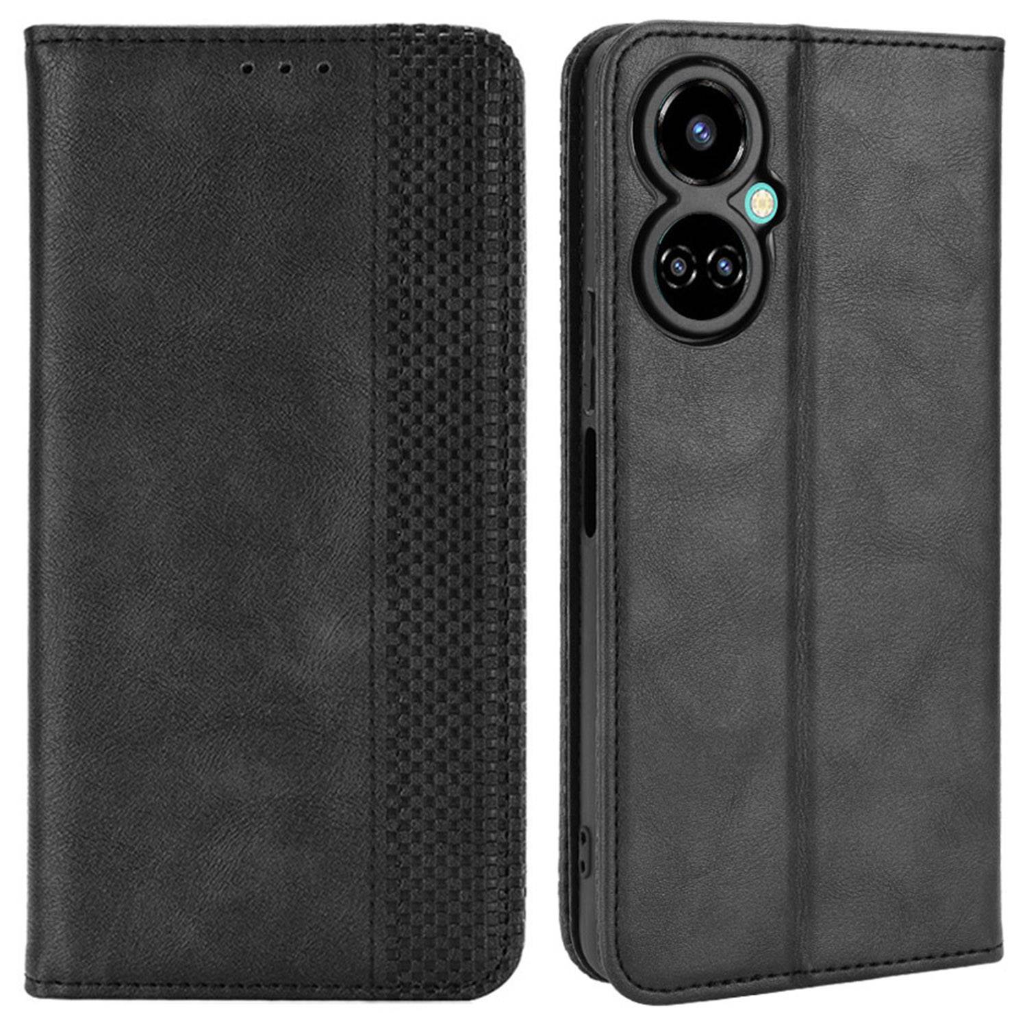Für Tecno Camon 19 Pro 4G Auto Schließung Magnetischer Buchstil Retro PU Leder Brieftasche Hülle Standfunktion Telefonschale Deckung - Schwarz, Tecno Camon 19 Pro 4G
Für Tecno Camon 19 Pro 4G Auto Schließung Magnetischer Buchstil Retro PU Leder Brieftasche Hülle Standfunktion Telefonschale Deckung - Schwarz, Tecno Camon 19 Pro 4G
