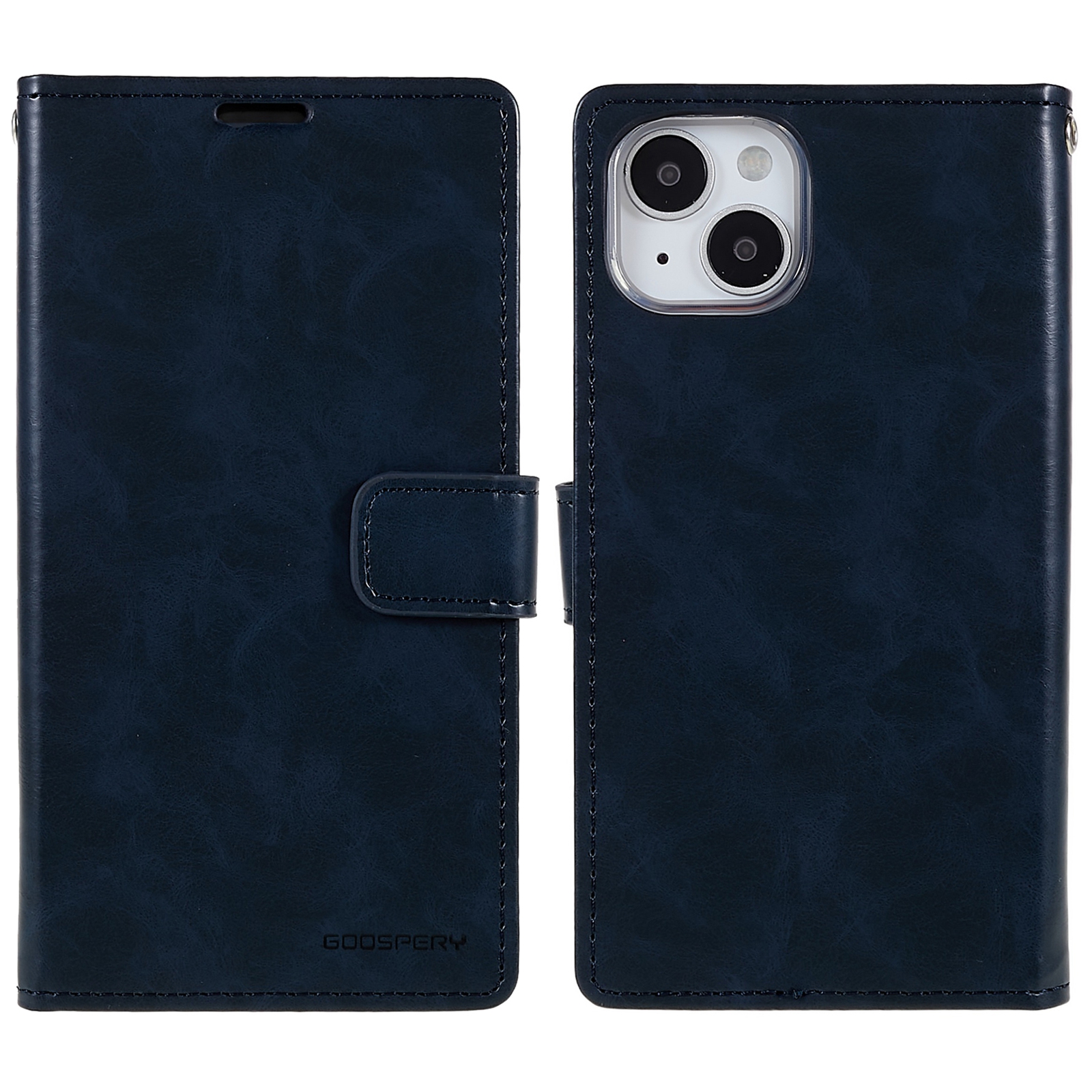 MERCURY GOOSPERY Blue Moon Wallet Case for iPhone 14 6.1 inch, PU Leather Stand Flip Magnetic Clasp Cover - Dark Blue, iPhone 14
MERCURY GOOSPERY Blue Moon Wallet Case for iPhone 14 6.1 inch, PU Leather Stand Flip Magnetic Clasp Cover - Dark Blue, iPhone 14