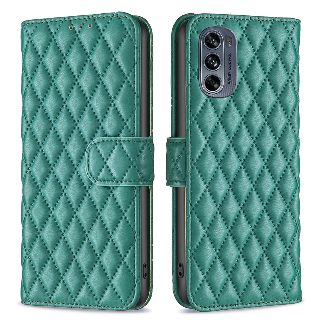 Binfen Farbe Für Motorola Moto G62 5G BF Style-14 Wear-resistant Geprinte Rhombus Muster Ständer Anti-fall-fall-telefonschale Mit Brieftasche - Grün, Motorola Moto G62 5G
Binfen Farbe Für Motorola Moto G62 5G BF Style-14 Wear-resistant Geprinte Rhombus Muster Ständer Anti-fall-fall-telefonschale Mit Brieftasche - Grün, Motorola Moto G62 5G