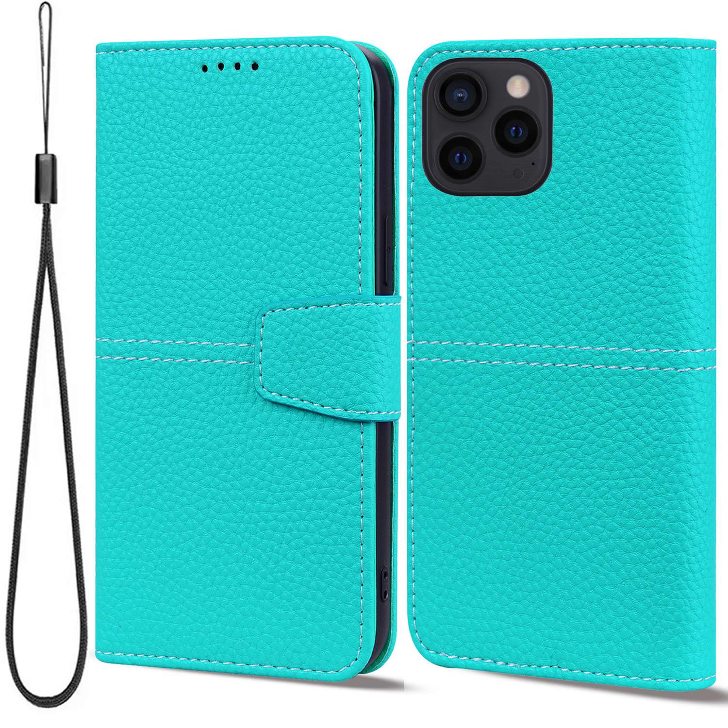 For iPhone 14 Pro Max 6.7 inch Anti-fall Phone Case PU Leather Flip Folio Cover Litchi Texture Phone Shell Wallet Stand with Strap - Blue, iPhone 14 Pro Max
For iPhone 14 Pro Max 6.7 inch Anti-fall Phone Case PU Leather Flip Folio Cover Litchi Texture Phone Shell Wallet Stand with Strap - Blue, iPhone 14 Pro Max
