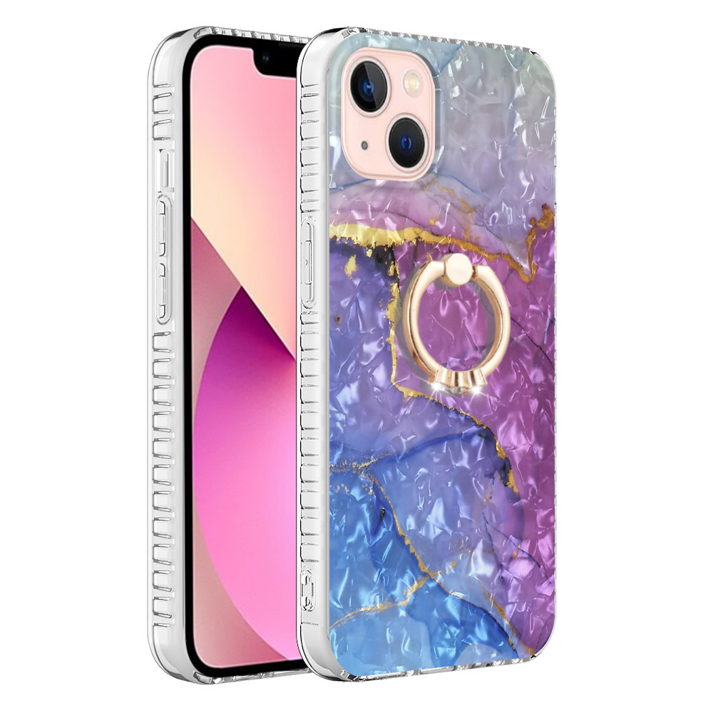YB IMD Series-14 не Скользит Телефона Для Iphone 13 6,1 Дюйма, Держатель Кольца 2,0 мм TPU Двухслойные Подушки Безопасности IMD IMD Antip-scratch Back Cover - Bk012-синий Фиолетовый Мрамор, iPhone 13
YB IMD Series-14 не Скользит Телефона Для Iphone 13 6,1 Дюйма, Держатель Кольца 2,0 мм TPU Двухслойные Подушки Безопасности IMD IMD Antip-scratch Back Cover - Bk012-синий Фиолетовый Мрамор, iPhone 13