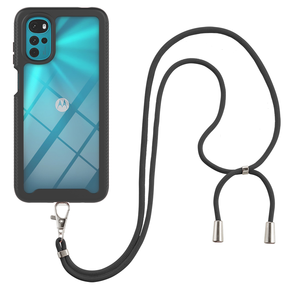 YB PC Series-4 Für Motorola Moto G22 / E32 4G, PC + Tpu-schutzabdeckung Mit Einstellbarem Drop-proof-telefongehäuse Mit Verstellbarem Lanyard - Schwarz, Motorola Moto G22
YB PC Series-4 Für Motorola Moto G22 / E32 4G, PC + Tpu-schutzabdeckung Mit Einstellbarem Drop-proof-telefongehäuse Mit Verstellbarem Lanyard - Schwarz, Motorola Moto G22