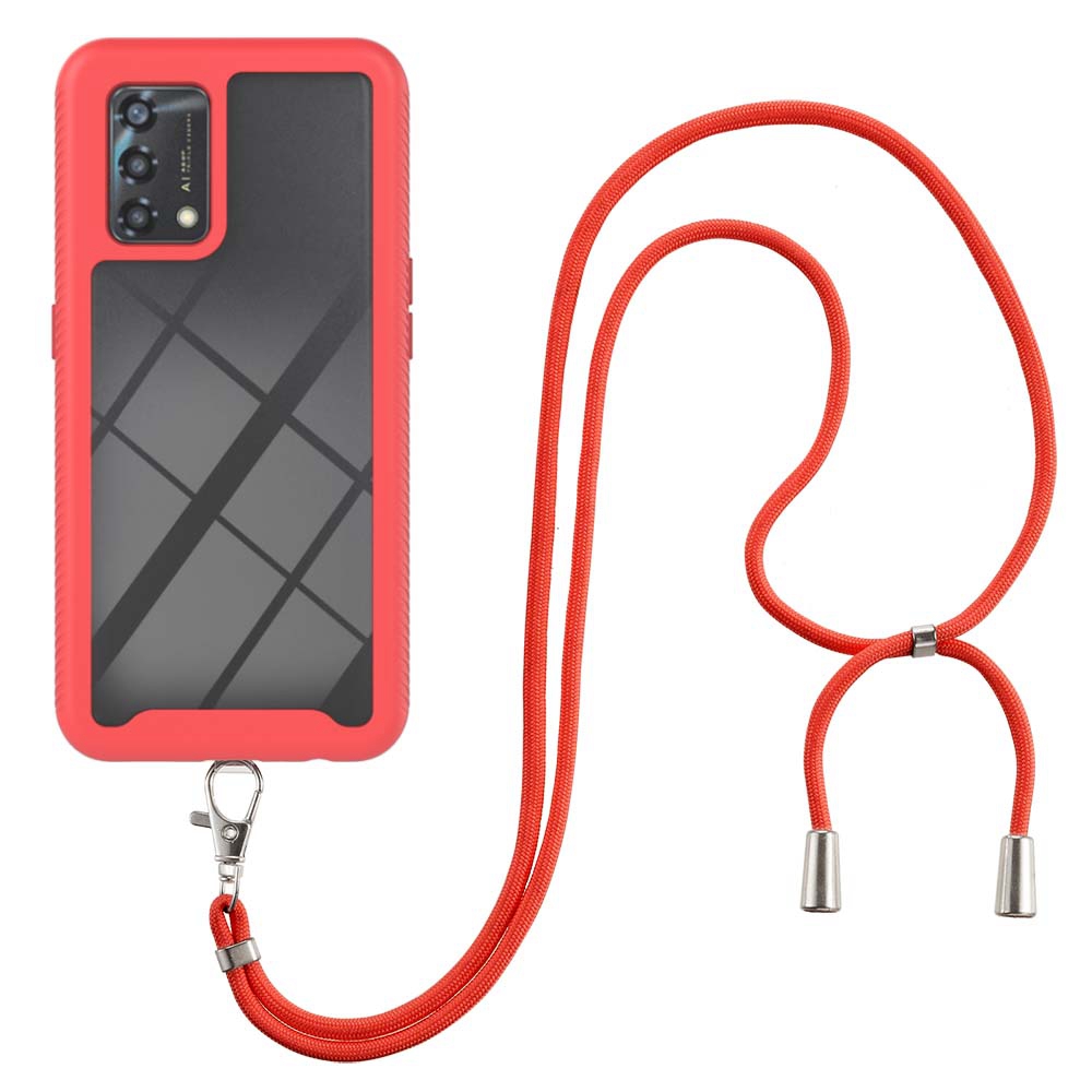 YB PC Series-4 Für Oppo A95 4G / Reno6 Lite 4G, PC + Tpu-schutzabdeckung Anti-kratzer-telefongehäuse Mit Lanyard - Rot, Oppo A95 4G
YB PC Series-4 Für Oppo A95 4G / Reno6 Lite 4G, PC + Tpu-schutzabdeckung Anti-kratzer-telefongehäuse Mit Lanyard - Rot, Oppo A95 4G