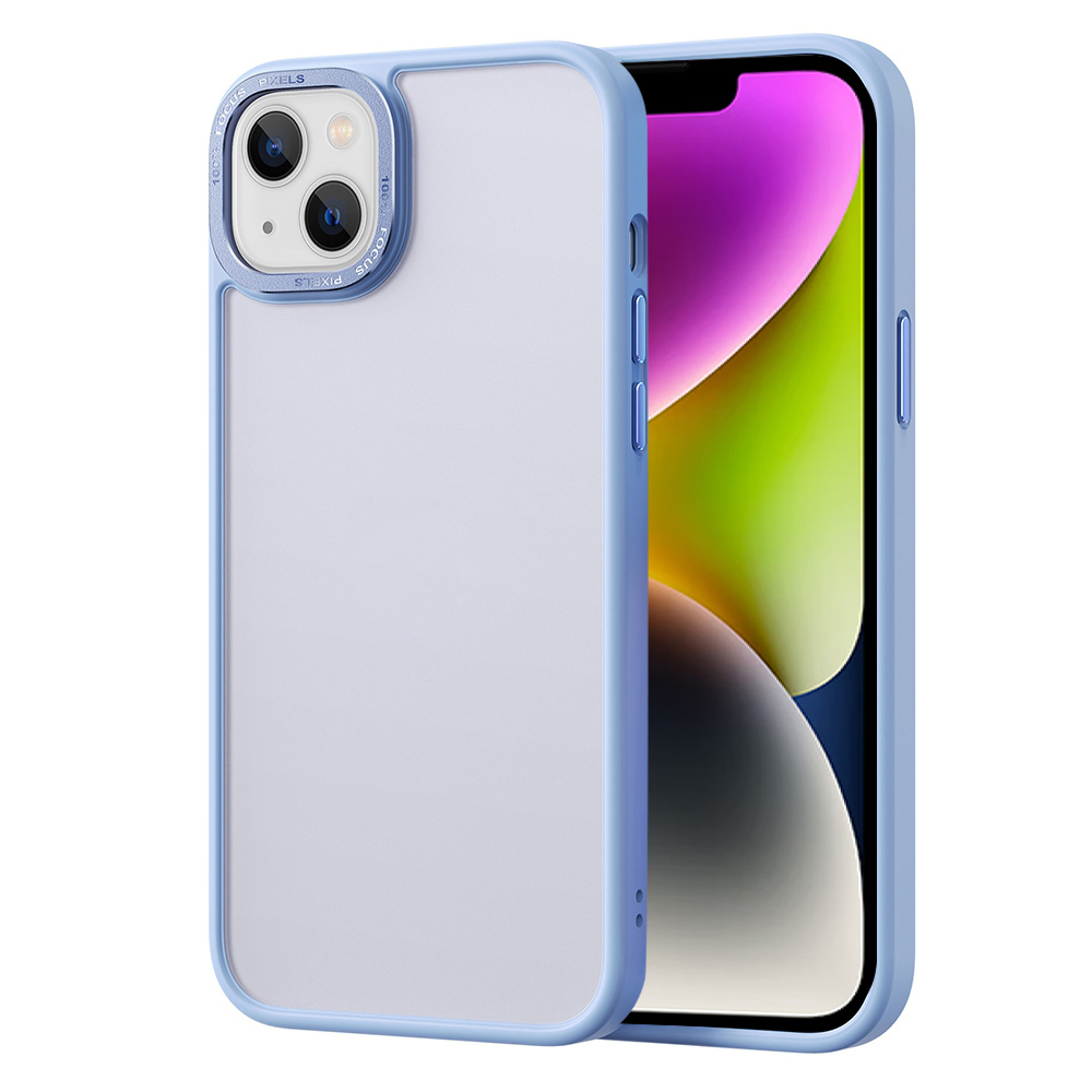 Optimal Shield Upgraded Version Phone Case for iPhone 14 Plus, Aluminum Alloy Camera Protection Ring Design PC + TPU Mobile Phone Cover - Baby Blue, iPhone 14 Plus
Optimal Shield Upgraded Version Phone Case for iPhone 14 Plus, Aluminum Alloy Camera Protection Ring Design PC + TPU Mobile Phone Cover - Baby Blue, iPhone 14 Plus