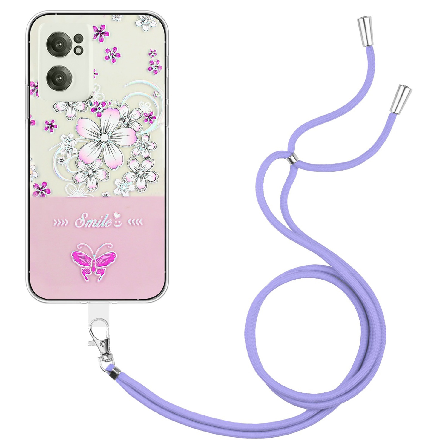 Für OnePlus Nord CE 2 5G Schmetterlingsmuster Geprägtes Lackiertes Design Phone Hülle Schockdicht Schützend TPU -rückenabdeckung Mit Langem Lanyard - Rose, OnePlus Nord CE 2 5G
Für OnePlus Nord CE 2 5G Schmetterlingsmuster Geprägtes Lackiertes Design Phone Hülle Schockdicht Schützend TPU -rückenabdeckung Mit Langem Lanyard - Rose, OnePlus Nord CE 2 5G