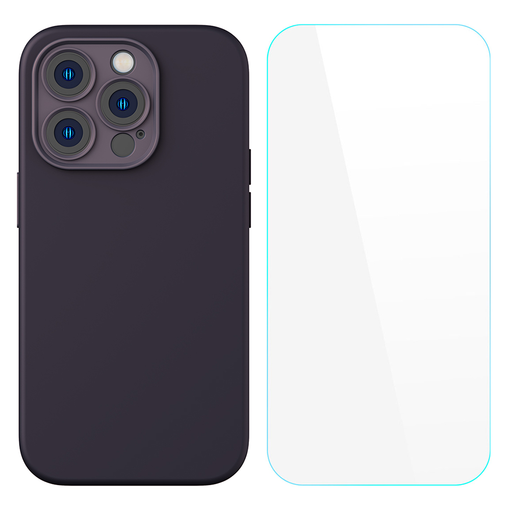 Baseus For Iphone 14 Pro Max 6,7 Дюйма Жидкий Силиконовый Чехол Против Скребки Телефона с Полной Крышкой с Закаленной Стеклянной Пленкой и Набором Для Очистки - Пурпурный, iPhone 14 Pro Max
Baseus For Iphone 14 Pro Max 6,7 Дюйма Жидкий Силиконовый Чехол Против Скребки Телефона с Полной Крышкой с Закаленной Стеклянной Пленкой и Набором Для Очистки - Пурпурный, iPhone 14 Pro Max