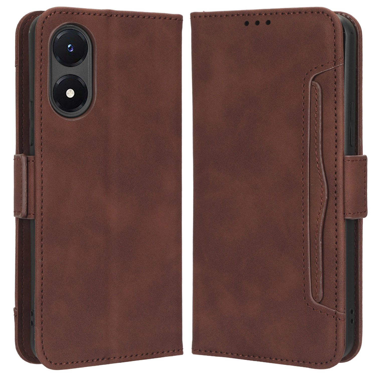 Für Vivo Y02s 4G Drop-sof-pu-leder-flip-brieftaschenhülle Mit Mehreren Kartenschlitzen Dual Magnetic Clasp-telefonabdeckung - Braun, vivo Y02s 4G
Für Vivo Y02s 4G Drop-sof-pu-leder-flip-brieftaschenhülle Mit Mehreren Kartenschlitzen Dual Magnetic Clasp-telefonabdeckung - Braun, vivo Y02s 4G