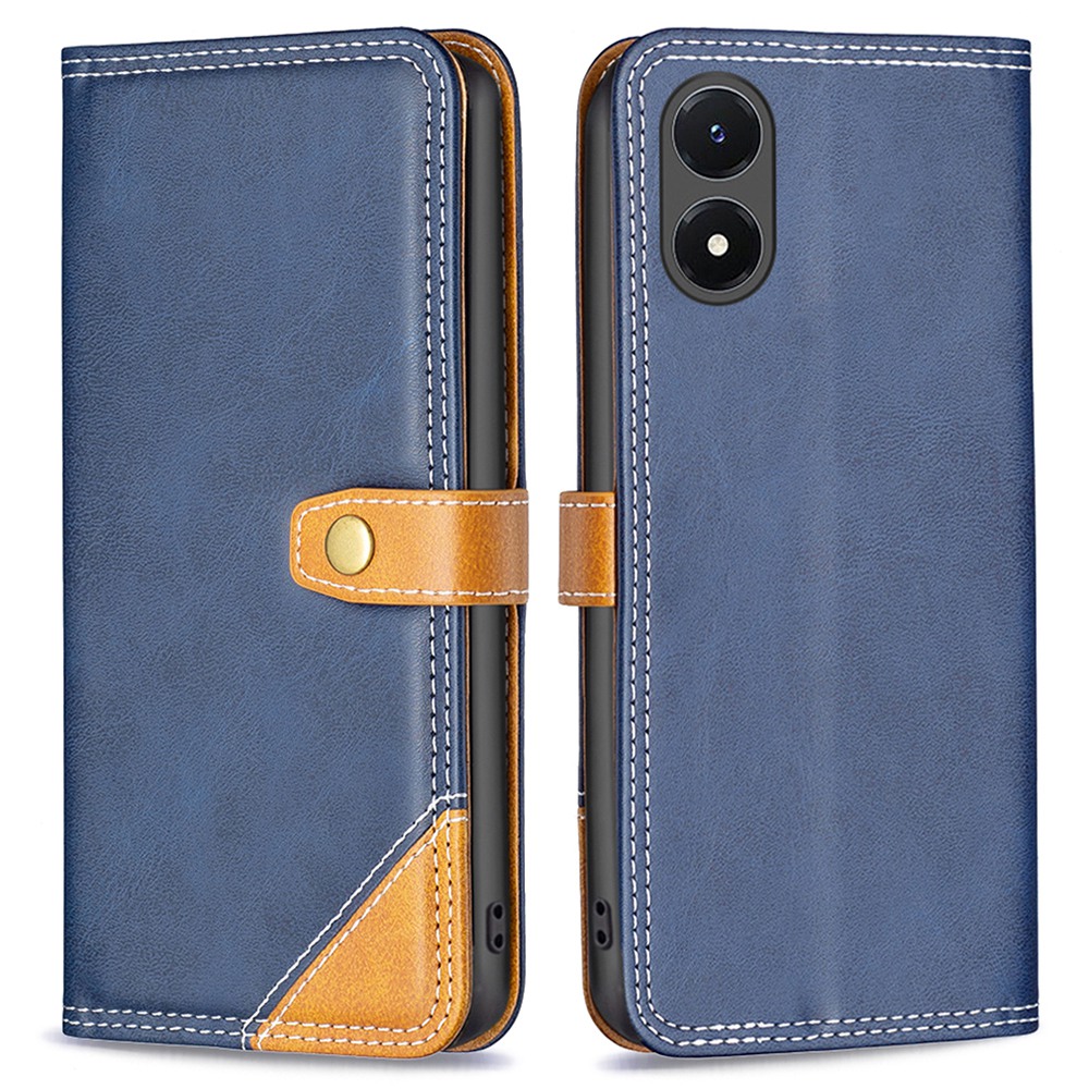 Binfen Farbe BF Leder Serie-8 Für Vivo Y02s 4G Style 12 Doppelstich-linien Kartenhalter PU Leder Deckungsfarbe Farbspleiß Telefonständer - Blau, vivo Y02s 4G
Binfen Farbe BF Leder Serie-8 Für Vivo Y02s 4G Style 12 Doppelstich-linien Kartenhalter PU Leder Deckungsfarbe Farbspleiß Telefonständer - Blau, vivo Y02s 4G
