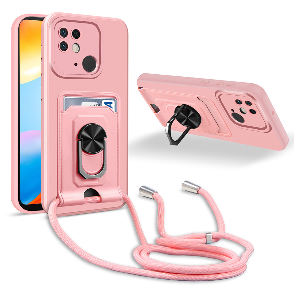 Anti-schock-telefonkoffer Für Xiaomi Redmi 10C 4G, Multifunktional Einstellbare Ring-karton-kartenhalter-rückenhülle Mit Lanyard - Rosa, Xiaomi Redmi 10C 4G
Anti-schock-telefonkoffer Für Xiaomi Redmi 10C 4G, Multifunktional Einstellbare Ring-karton-kartenhalter-rückenhülle Mit Lanyard - Rosa, Xiaomi Redmi 10C 4G