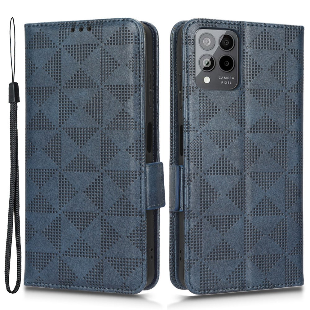 Drop-proof-telefonhülle Für T-Mobile Revvl 6 Pro 5G, Dreieck Muster Eingeprägter Brieftaschenstand PU Leder-telefonabdeckung Mit Riemen - Blau, T-Mobile Revvl 6 Pro 5G
Drop-proof-telefonhülle Für T-Mobile Revvl 6 Pro 5G, Dreieck Muster Eingeprägter Brieftaschenstand PU Leder-telefonabdeckung Mit Riemen - Blau, T-Mobile Revvl 6 Pro 5G