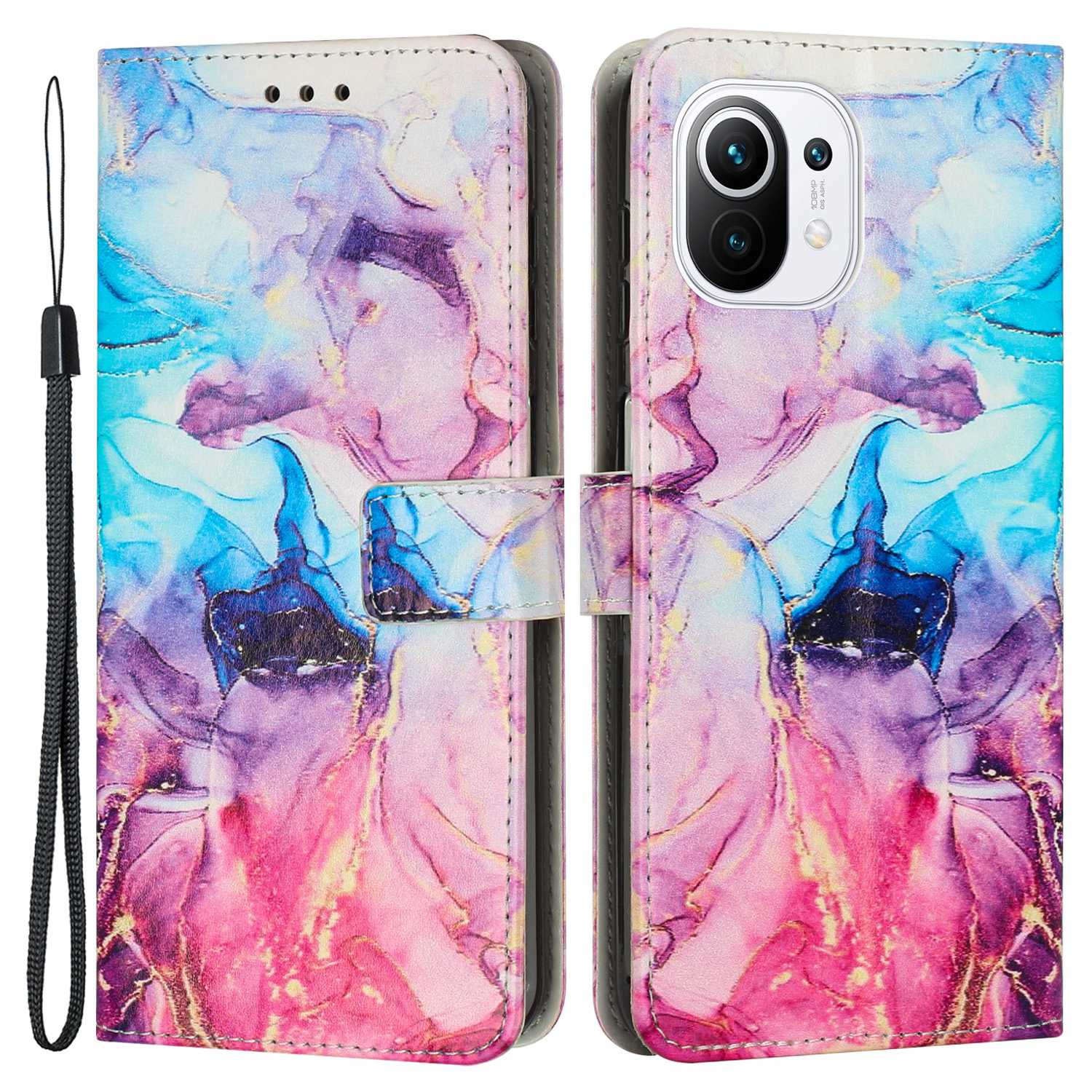 Stoßdämpfer Gehäuse Für Xiaomi Mi 11 Lite 5G Wallet Phone Hülle Marmormuster Druckschutzabdeckung Mit Ständer - Rosa / Violett, Xiaomi Mi 11 Lite 5G
Stoßdämpfer Gehäuse Für Xiaomi Mi 11 Lite 5G Wallet Phone Hülle Marmormuster Druckschutzabdeckung Mit Ständer - Rosa / Violett, Xiaomi Mi 11 Lite 5G