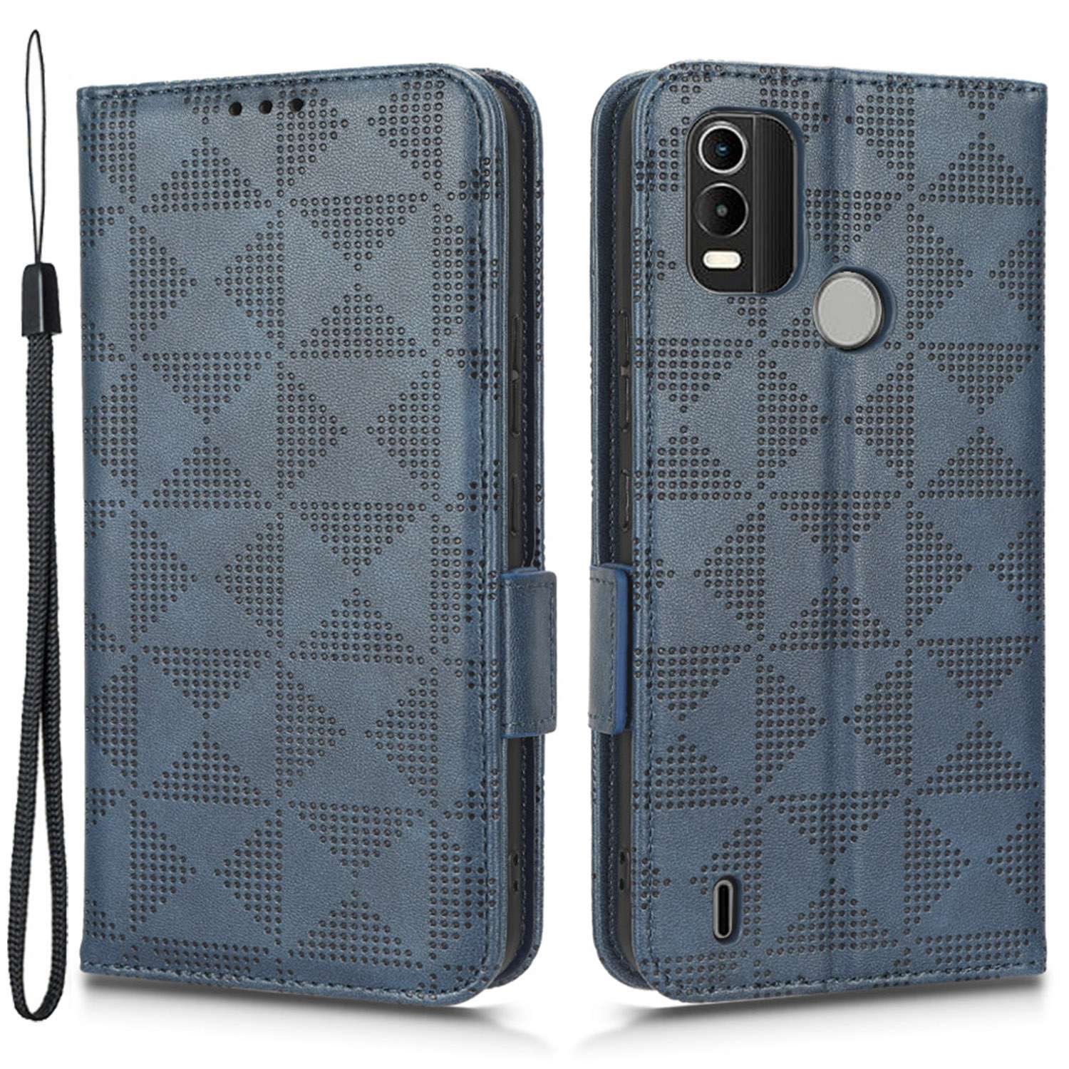 PU Leder Telefonhülle Für Nokia C21 Plus 4G, Dreieckmuster Eingeprägter Flip -brieftaschen -abdeckständer Schutzschale Mit Riemen - Blau, Nokia C21 Plus 4G
PU Leder Telefonhülle Für Nokia C21 Plus 4G, Dreieckmuster Eingeprägter Flip -brieftaschen -abdeckständer Schutzschale Mit Riemen - Blau, Nokia C21 Plus 4G