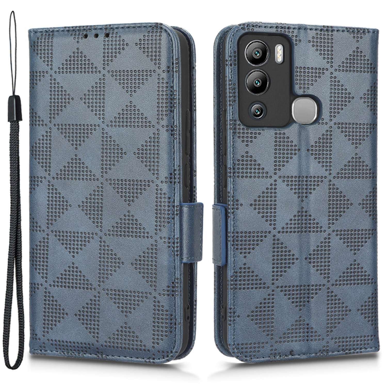 Telefonhülle Für Infinix Hot 12i 4G, Dreieckmuster Eingeprägter Anti-fall-flip-brieftaschen-abdeckständer PU Leder Telefonschale Mit Riemen - Blau, Infinix Hot 12i 4G
Telefonhülle Für Infinix Hot 12i 4G, Dreieckmuster Eingeprägter Anti-fall-flip-brieftaschen-abdeckständer PU Leder Telefonschale Mit Riemen - Blau, Infinix Hot 12i 4G