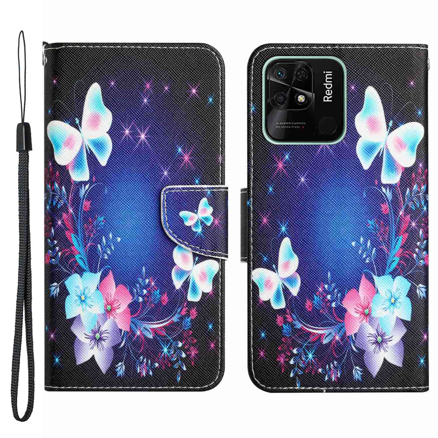 Anti-kratzer-stand-telefonhülle Für Xiaomi Redmi 10c 4G, Kreuztextur Muster Druck PU Leder Brieftasche - Schmetterling, Xiaomi Redmi 10C 4G
Anti-kratzer-stand-telefonhülle Für Xiaomi Redmi 10c 4G, Kreuztextur Muster Druck PU Leder Brieftasche - Schmetterling, Xiaomi Redmi 10C 4G