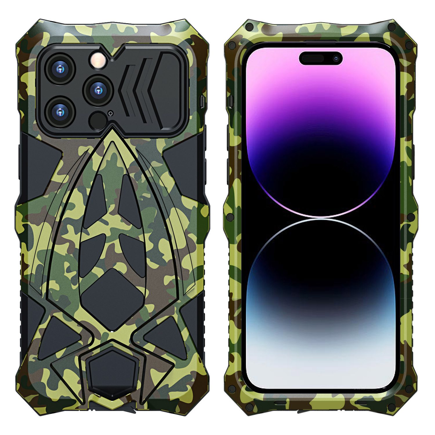 Luphie For Iphone 14 Pro Sports Car Design Antip-shop Phone Cover Metal+гибридный Корпус Tpu с Защитным Экраном из Закаленного Стекла - Камуфляж, iPhone 14 Pro
Luphie For Iphone 14 Pro Sports Car Design Antip-shop Phone Cover Metal+гибридный Корпус Tpu с Защитным Экраном из Закаленного Стекла - Камуфляж, iPhone 14 Pro