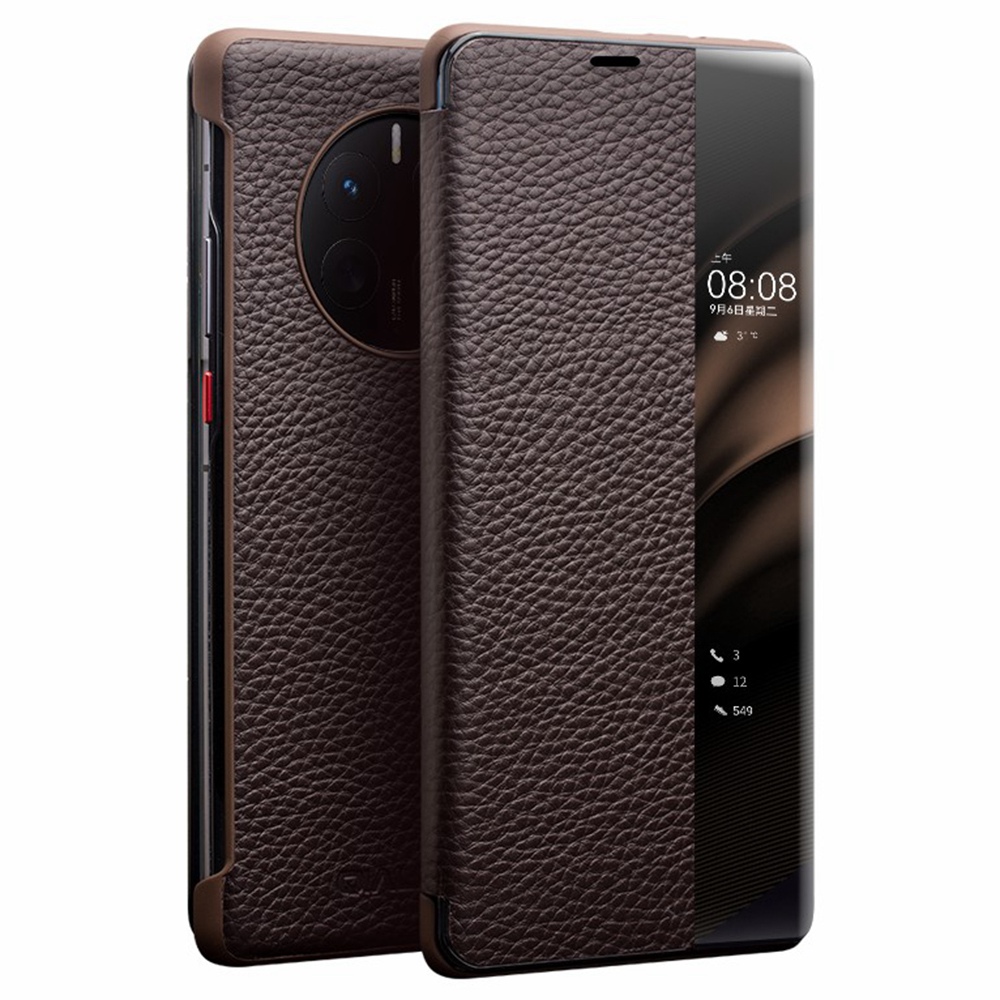 Qialino Für Huawei Mate 50 Pro 4G Ansicht Fenster. / Schlafabdeckung - Dunkelbraun, Huawei Mate 50 Pro 4G
Qialino Für Huawei Mate 50 Pro 4G Ansicht Fenster. / Schlafabdeckung - Dunkelbraun, Huawei Mate 50 Pro 4G