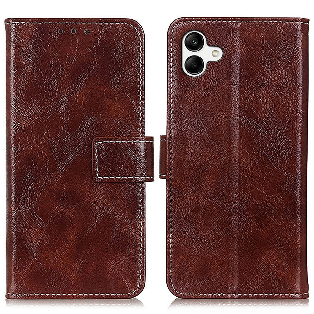 Retro Crazy Horse Texture Phone Case for Samsung Galaxy A04 4G (164.4 x 76.3 x 9.1 mm), Drop Protection PU Leather Cell Phone Cover Stand Wallet - Brown, Galaxy A04 4G (164.4 x 76.3 x 9.1 mm)
Retro Crazy Horse Texture Phone Case for Samsung Galaxy A04 4G (164.4 x 76.3 x 9.1 mm), Drop Protection PU Leather Cell Phone Cover Stand Wallet - Brown, Galaxy A04 4G (164.4 x 76.3 x 9.1 mm)