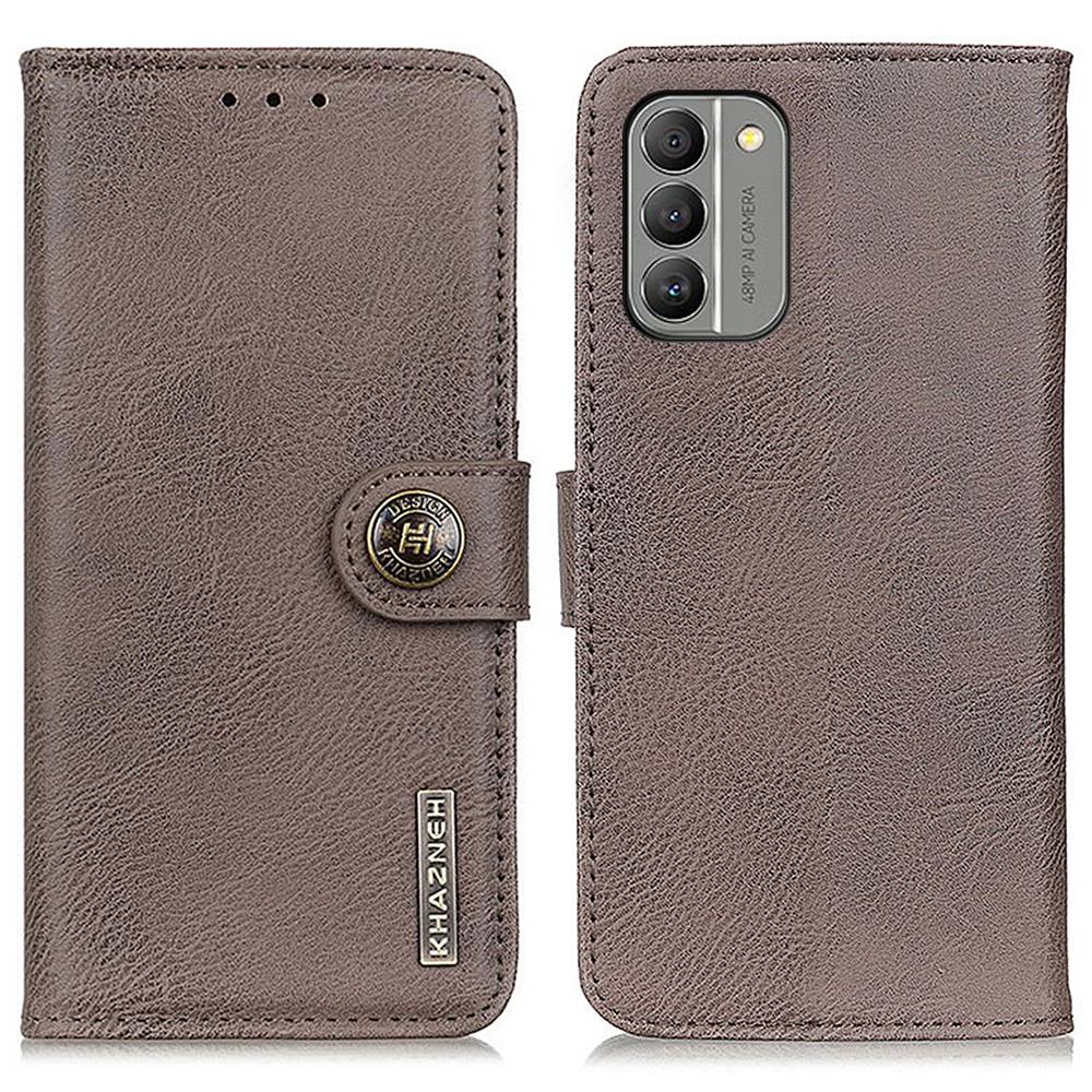 Khazneh Telefonständer Hülle Für Nokia G400 5G, Cowide Textur PU Leder Brieftasche Drop-proof Folio Flip Cover - Khaki, Nokia G400 5G
Khazneh Telefonständer Hülle Für Nokia G400 5G, Cowide Textur PU Leder Brieftasche Drop-proof Folio Flip Cover - Khaki, Nokia G400 5G