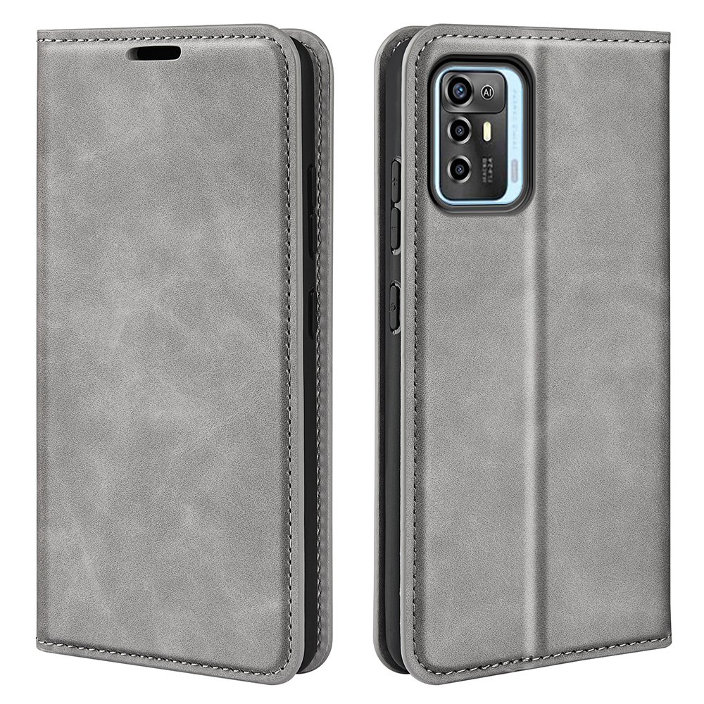 Für ZTE Blade A72 5G Hauttouch Feeling Ständer Brieftasche Schutzhülle PU Leder Magnetische Autoabschluss Telefonabdeckung - Grau, ZTE Blade A72 5G
Für ZTE Blade A72 5G Hauttouch Feeling Ständer Brieftasche Schutzhülle PU Leder Magnetische Autoabschluss Telefonabdeckung - Grau, ZTE Blade A72 5G