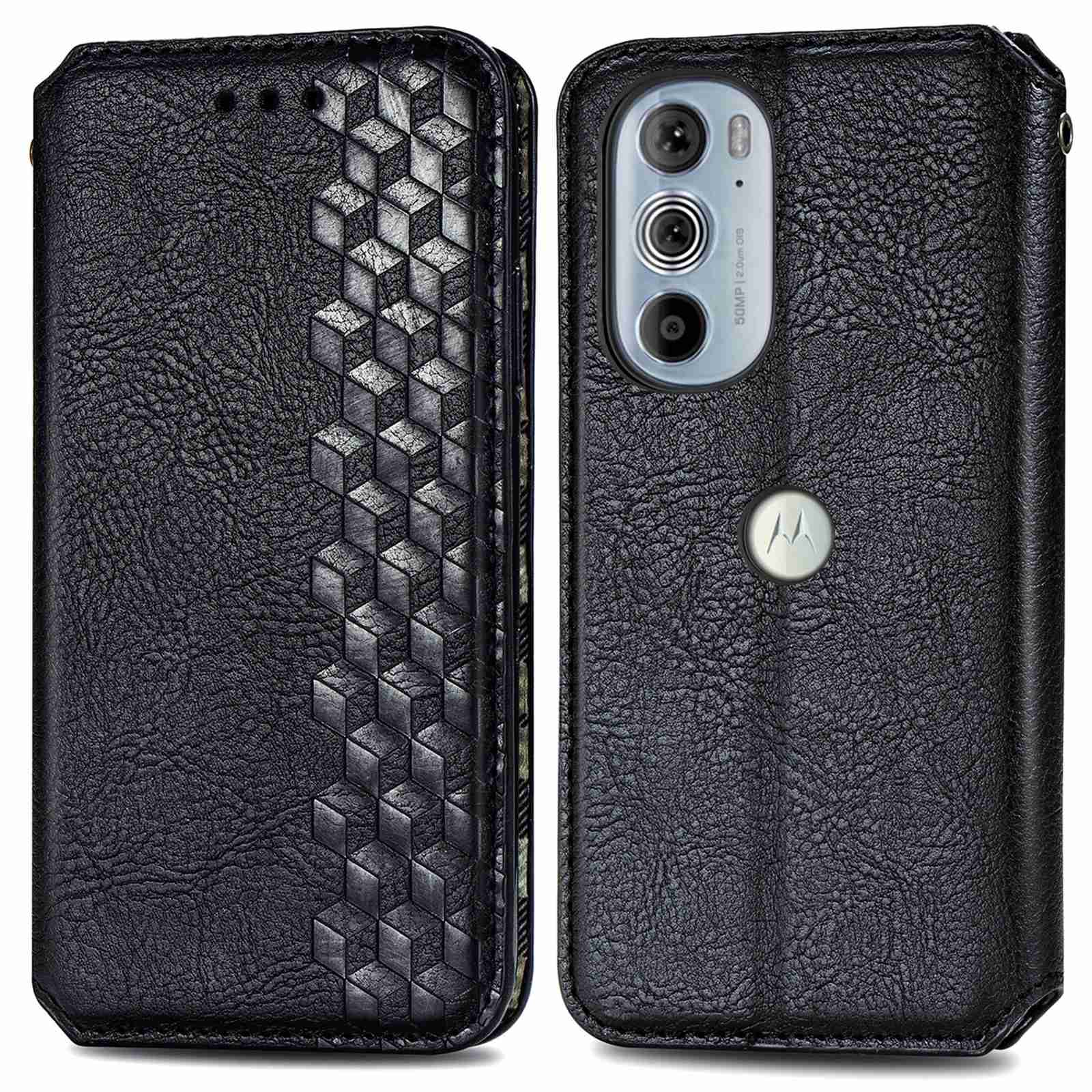 Für Motorola Edge 30 Pro (Motorola Edge+(2022)) Rhombus-drucken Von Pu-leder-hülle Magnetische Automatisch Absorbierte Telefonie-brieftaschenständerabdeckung - Schwarz, Motorola Edge 30 Pro (Motorola Edge+ (2022))
Für Motorola Edge 30 Pro (Motorola Edge+(2022)) Rhombus-drucken Von Pu-leder-hülle Magnetische Automatisch Absorbierte Telefonie-brieftaschenständerabdeckung - Schwarz, Motorola Edge 30 Pro (Motorola Edge+ (2022))