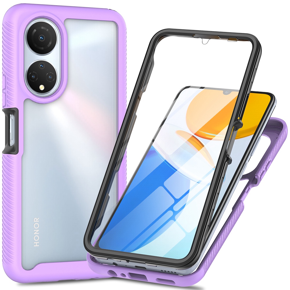 PC + TPU + Pet-bildschirmschutzhülle Für Honor X7, Allround-schutzhandyabdeckung - Violett, Honor X7
PC + TPU + Pet-bildschirmschutzhülle Für Honor X7, Allround-schutzhandyabdeckung - Violett, Honor X7