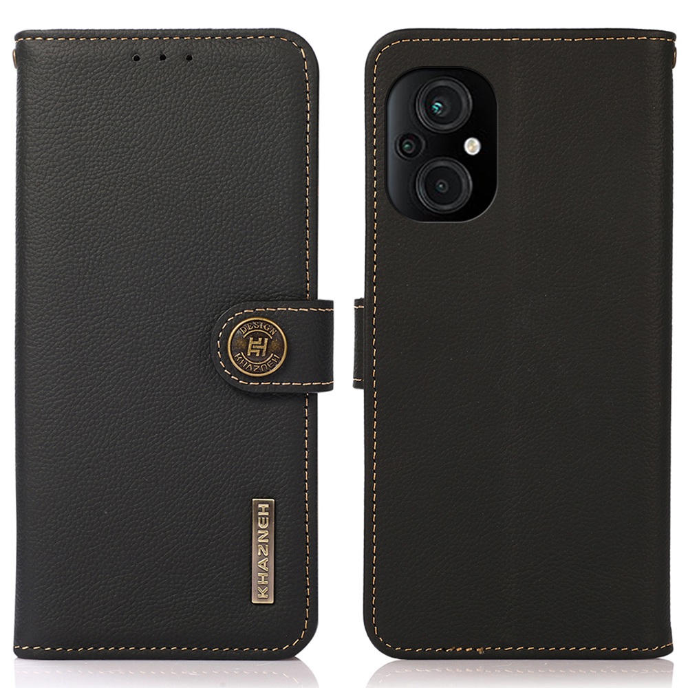Khazneh Forxiaomi Poco M5 5G / M4 5G Flip Magnetic Wallet-stil-telefonhülle Echter Lederständer RFID Blockierende Schutzbriefe Flip-abdeckung - Schwarz, Xiaomi Poco M5 5G
Khazneh Forxiaomi Poco M5 5G / M4 5G Flip Magnetic Wallet-stil-telefonhülle Echter Lederständer RFID Blockierende Schutzbriefe Flip-abdeckung - Schwarz, Xiaomi Poco M5 5G