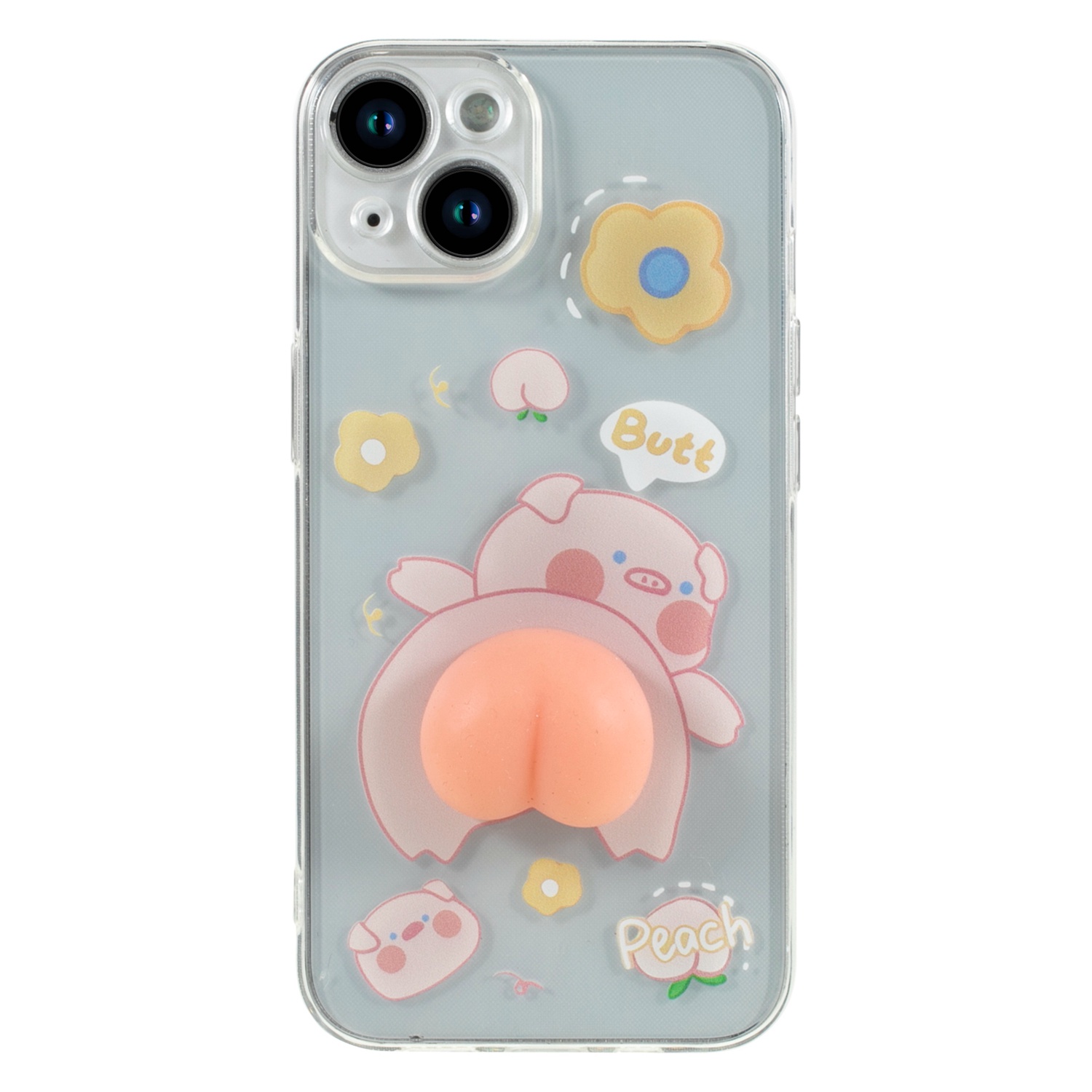 For iPhone 14 Pro TPU Phone Case with Cartoon Pattern Printing Squishy Butt Protective Transparent Cell Phone Cover, iPhone 14 Pro
For iPhone 14 Pro TPU Phone Case with Cartoon Pattern Printing Squishy Butt Protective Transparent Cell Phone Cover, iPhone 14 Pro