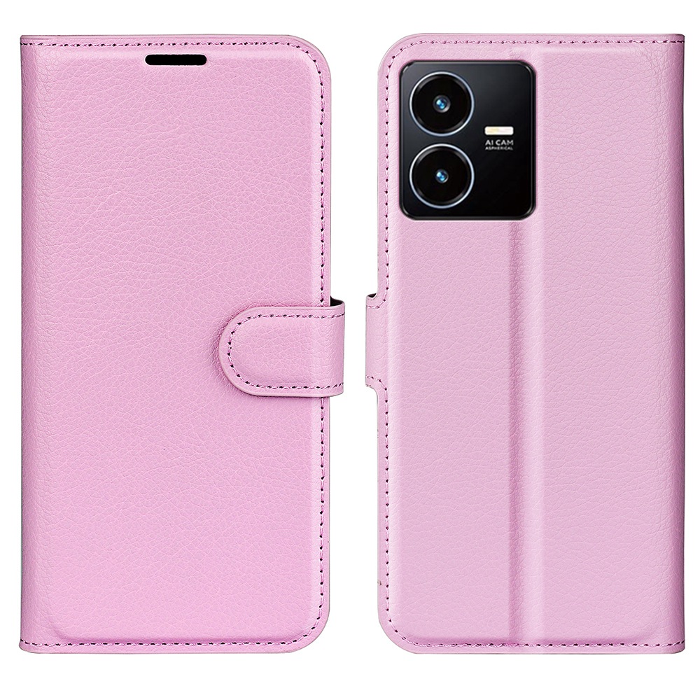 Für Vivo Y22s 4G Litchi Textur PU Leder + TPU Vollschutz Hülle Wallet Stand Telefonabdeckung - Rosa, vivo Y22s 4G
Für Vivo Y22s 4G Litchi Textur PU Leder + TPU Vollschutz Hülle Wallet Stand Telefonabdeckung - Rosa, vivo Y22s 4G