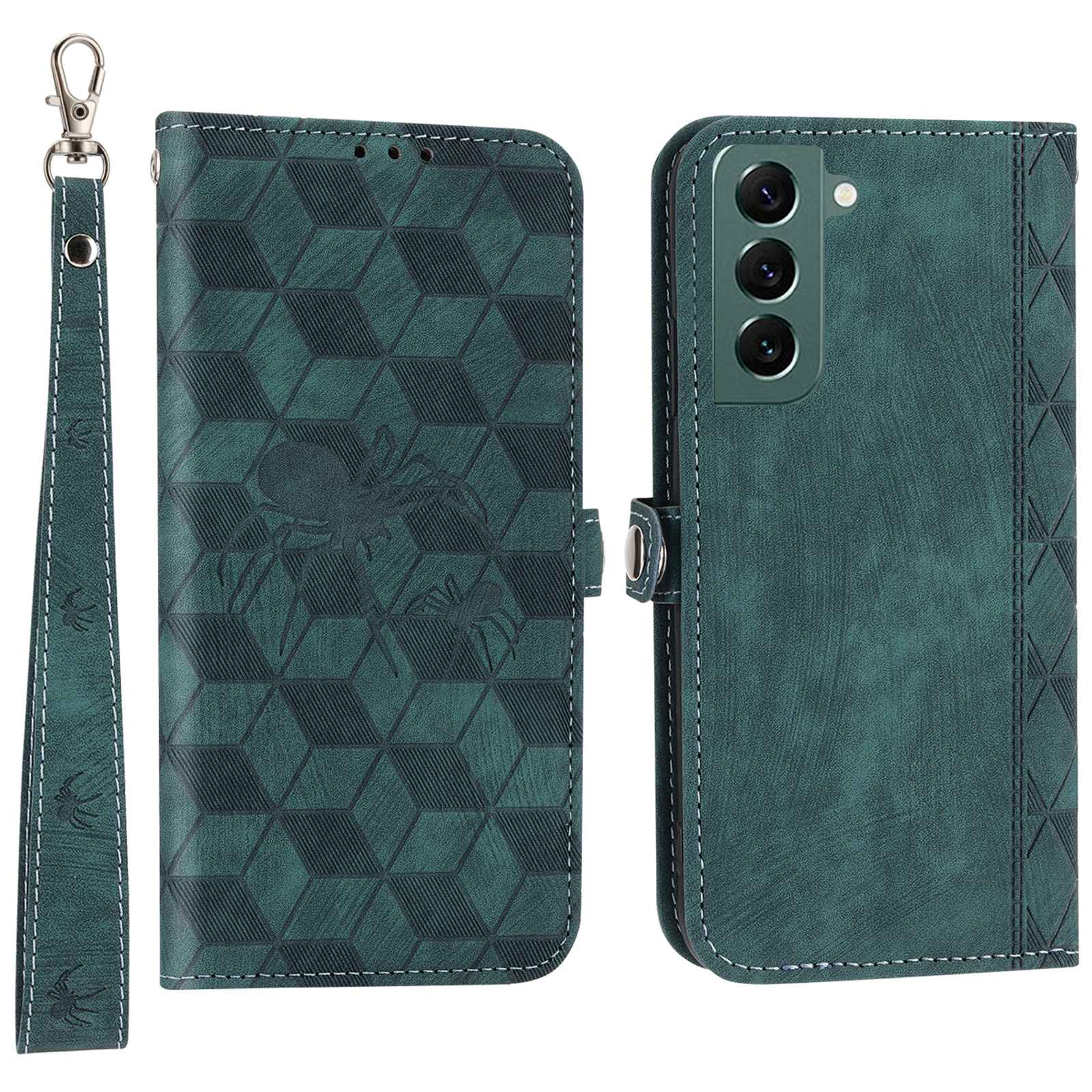cu Leather Phone Cash Для Samsung Galaxy S22 5G, Импринтированный Паук -ромб -рисунок. - Зеленый, Galaxy S22 5G
cu Leather Phone Cash Для Samsung Galaxy S22 5G, Импринтированный Паук -ромб -рисунок. - Зеленый, Galaxy S22 5G