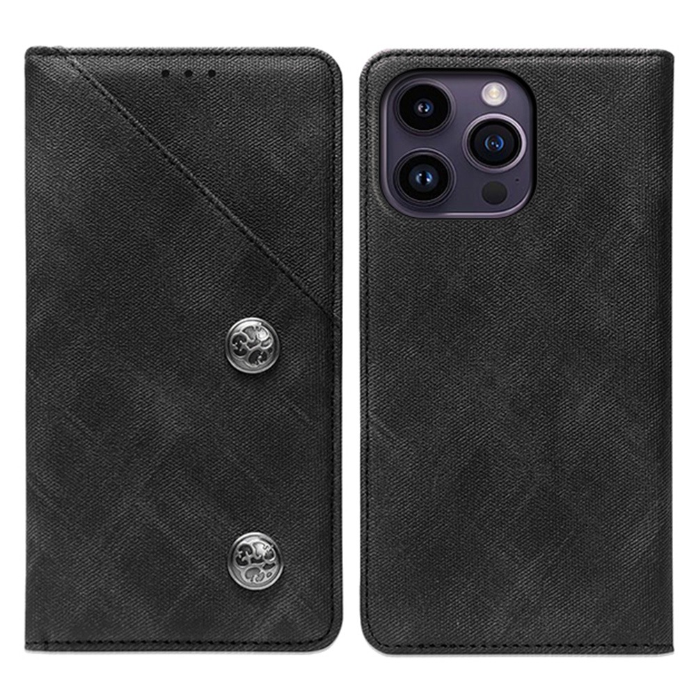 Idewei Retro Texture Case Case Для Iphone 14 Pro Max, Серебряный Декор Пряжки - Черный, iPhone 14 Pro Max
Idewei Retro Texture Case Case Для Iphone 14 Pro Max, Серебряный Декор Пряжки - Черный, iPhone 14 Pro Max