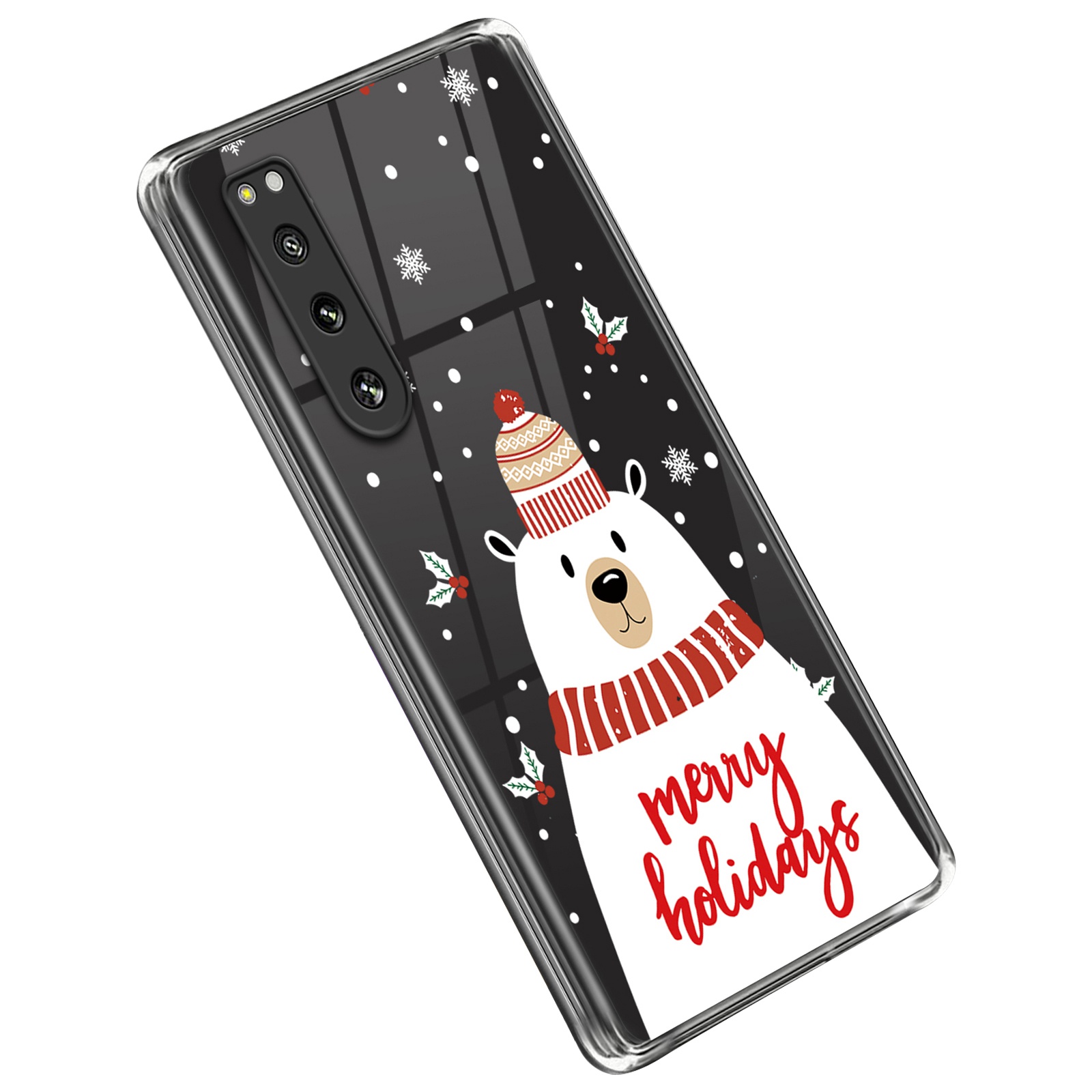 Tpu-abdeckung Des Weihnachtsmusterdrucks Für Sony Xperia 5 IV 5G, Handy Drop-proof Ultra Slim Protective Rückenabdeckung - Schal Weißer Bär, Xperia 5 IV 5G
Tpu-abdeckung Des Weihnachtsmusterdrucks Für Sony Xperia 5 IV 5G, Handy Drop-proof Ultra Slim Protective Rückenabdeckung - Schal Weißer Bär, Xperia 5 IV 5G