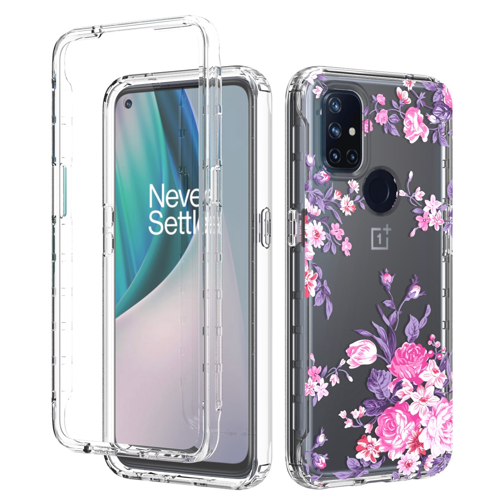 Für OnePlus Nord N10 5G PC Frame + Tpu-deckung 2-in-1-musterdruckklares Telefongehäuse - Blume, OnePlus Nord N10 5G
Für OnePlus Nord N10 5G PC Frame + Tpu-deckung 2-in-1-musterdruckklares Telefongehäuse - Blume, OnePlus Nord N10 5G