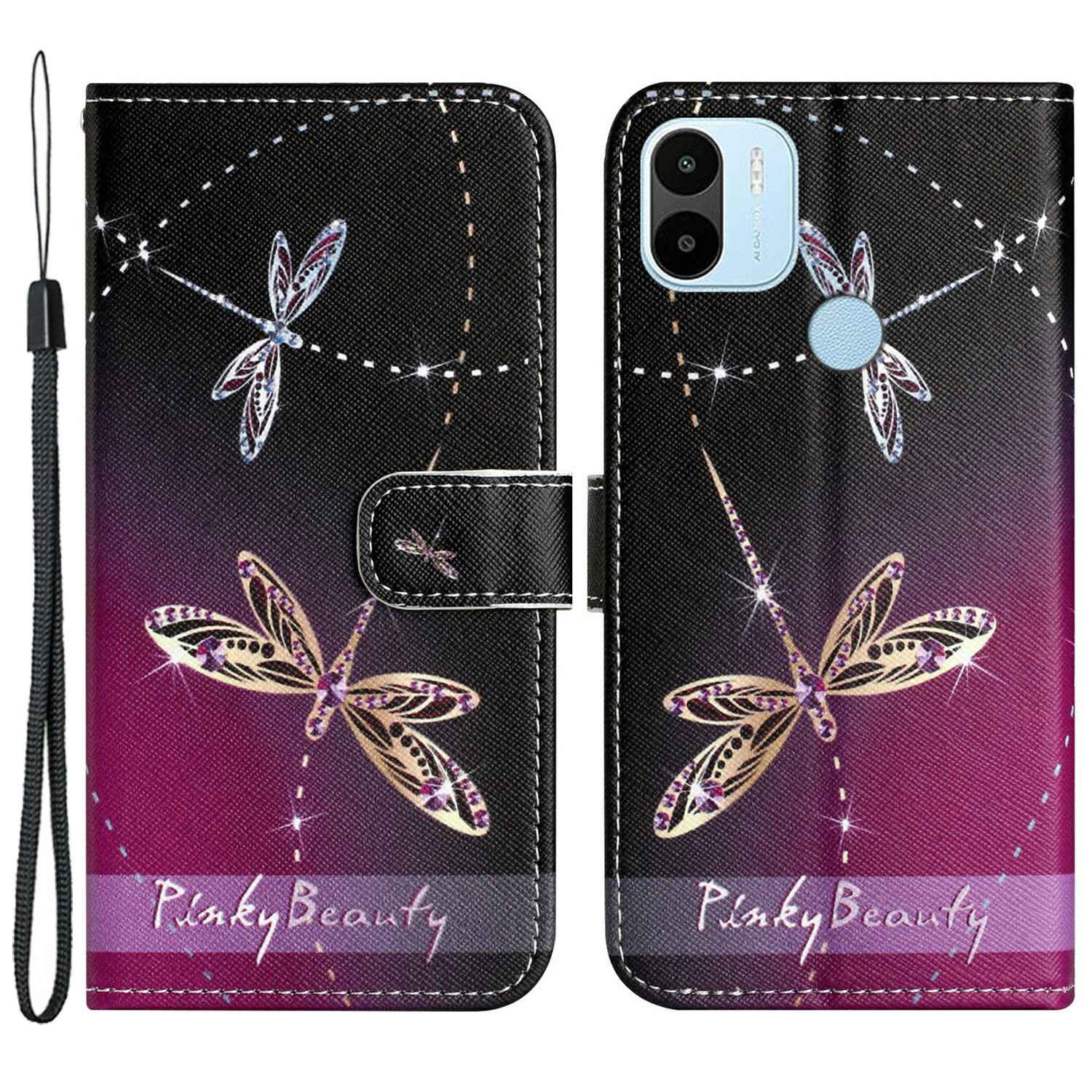 Für Xiaomi Redmi A1 4G Cross Textur PU Leder Magnetische Verschluss Telefonabdeckungsmuster Druckstand Wallet Schockdicht - Zwei Libellen, Xiaomi Redmi A2 4G
Für Xiaomi Redmi A1 4G Cross Textur PU Leder Magnetische Verschluss Telefonabdeckungsmuster Druckstand Wallet Schockdicht - Zwei Libellen, Xiaomi Redmi A2 4G