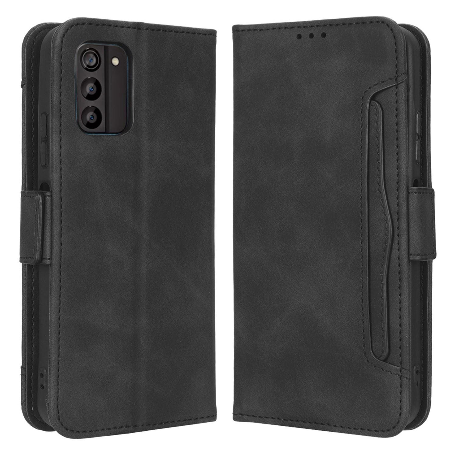Für Nokia G100 PU Leder Flip Wallet Phone Hülle Mehrere Kartensteckplätze Magnetische Verschlussständer Folio -abdeckung - Schwarz, Nokia G100
Für Nokia G100 PU Leder Flip Wallet Phone Hülle Mehrere Kartensteckplätze Magnetische Verschlussständer Folio -abdeckung - Schwarz, Nokia G100