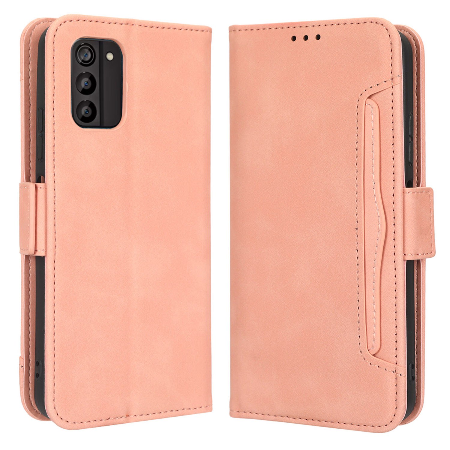 Für Nokia G100 PU Leder Flip Wallet Phone Hülle Mehrere Kartensteckplätze Magnetische Verschlussständer Folio -abdeckung - Rosa, Nokia G100
Für Nokia G100 PU Leder Flip Wallet Phone Hülle Mehrere Kartensteckplätze Magnetische Verschlussständer Folio -abdeckung - Rosa, Nokia G100