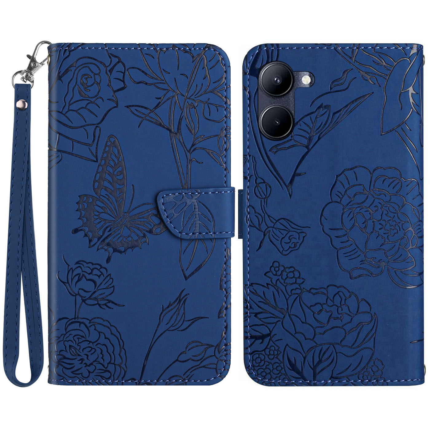 Für Realme 10 5G HT03 Gedruckte Schmetterlingsblüten Stand Flip Hülle Haut-touch PU Leder Handtasche Magnetischen Brieftasche Handyabdeckung Mit Riemen - Blau, Realme 10 5G
Für Realme 10 5G HT03 Gedruckte Schmetterlingsblüten Stand Flip Hülle Haut-touch PU Leder Handtasche Magnetischen Brieftasche Handyabdeckung Mit Riemen - Blau, Realme 10 5G