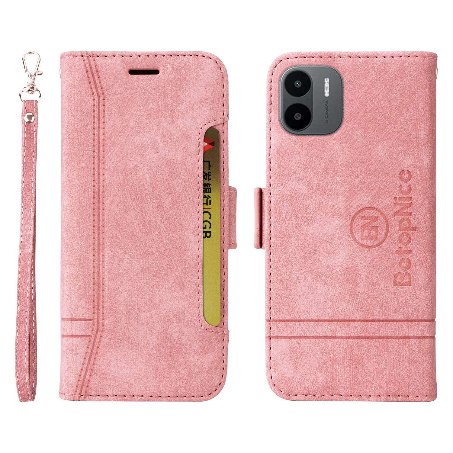 Betopnice 001 Für Xiaomi Redmi A1 4G PU Leder Anti-fall-handy-hülle Wallet Ständer Eingeprägter Stick-line-schutzhandyabdeckung - Rosa, Xiaomi Redmi A2 4G
Betopnice 001 Für Xiaomi Redmi A1 4G PU Leder Anti-fall-handy-hülle Wallet Ständer Eingeprägter Stick-line-schutzhandyabdeckung - Rosa, Xiaomi Redmi A2 4G