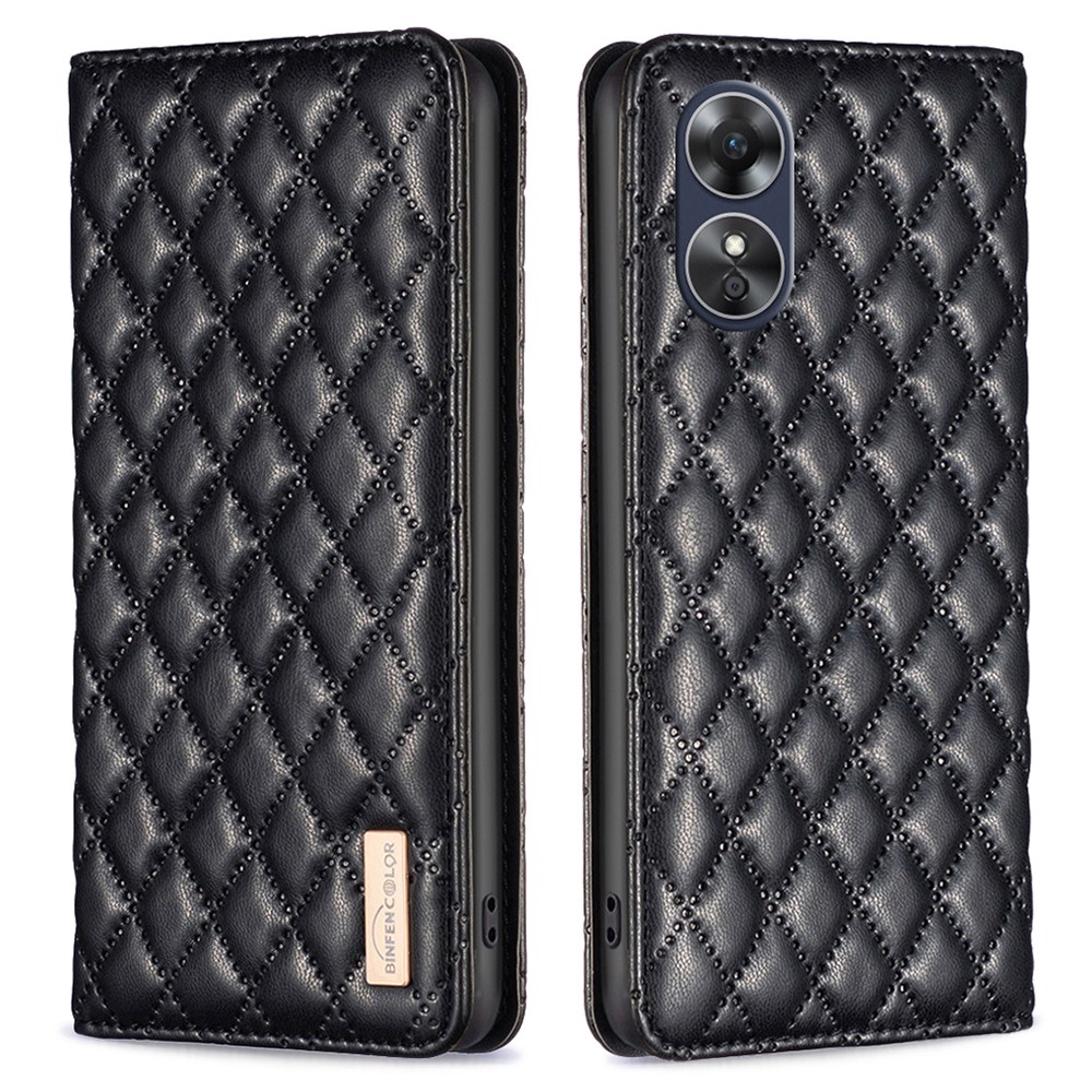 Binfen Color BF Style-16 Für Oppo A17 4G Rhombus Eingeprägter Pu-leder-ständer Handy-kartonhalter Auto Schließung Magnetischer Abdeckung - Schwarz, Oppo A17 4G
Binfen Color BF Style-16 Für Oppo A17 4G Rhombus Eingeprägter Pu-leder-ständer Handy-kartonhalter Auto Schließung Magnetischer Abdeckung - Schwarz, Oppo A17 4G